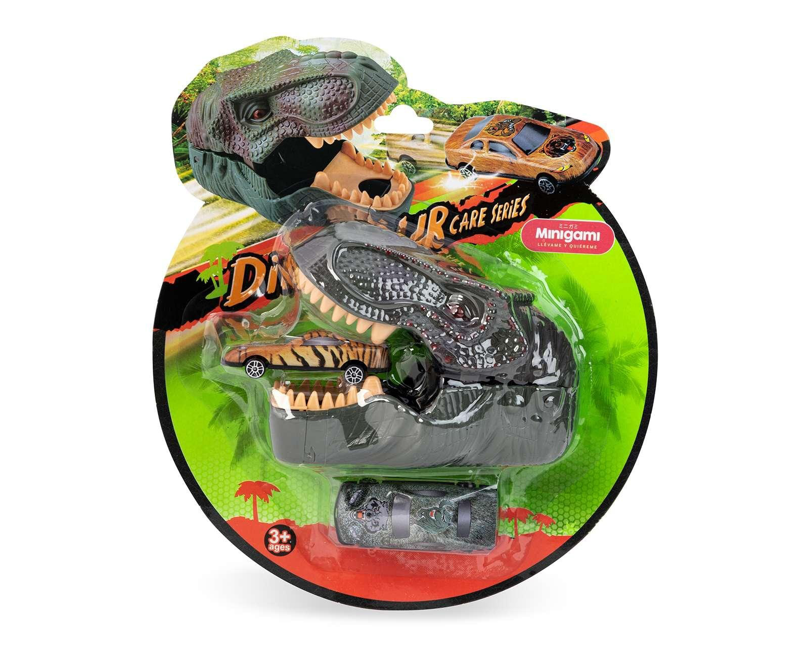 Foto 2 pulgar | Foto 1 | Lanzador de Coches Dinosaur Care Series Minigami