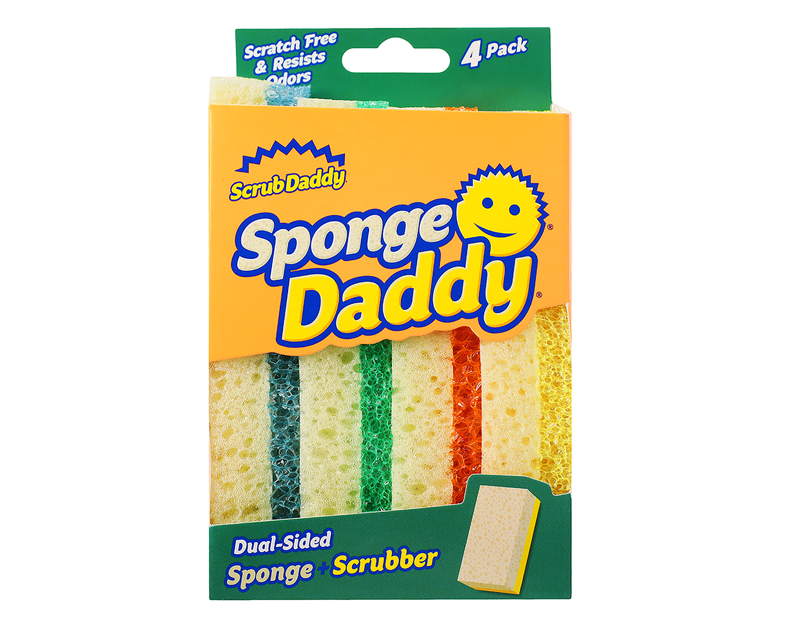 Foto 2 pulgar | Foto 1 | Esponja Scrub Daddy Multiusos 4 Piezas