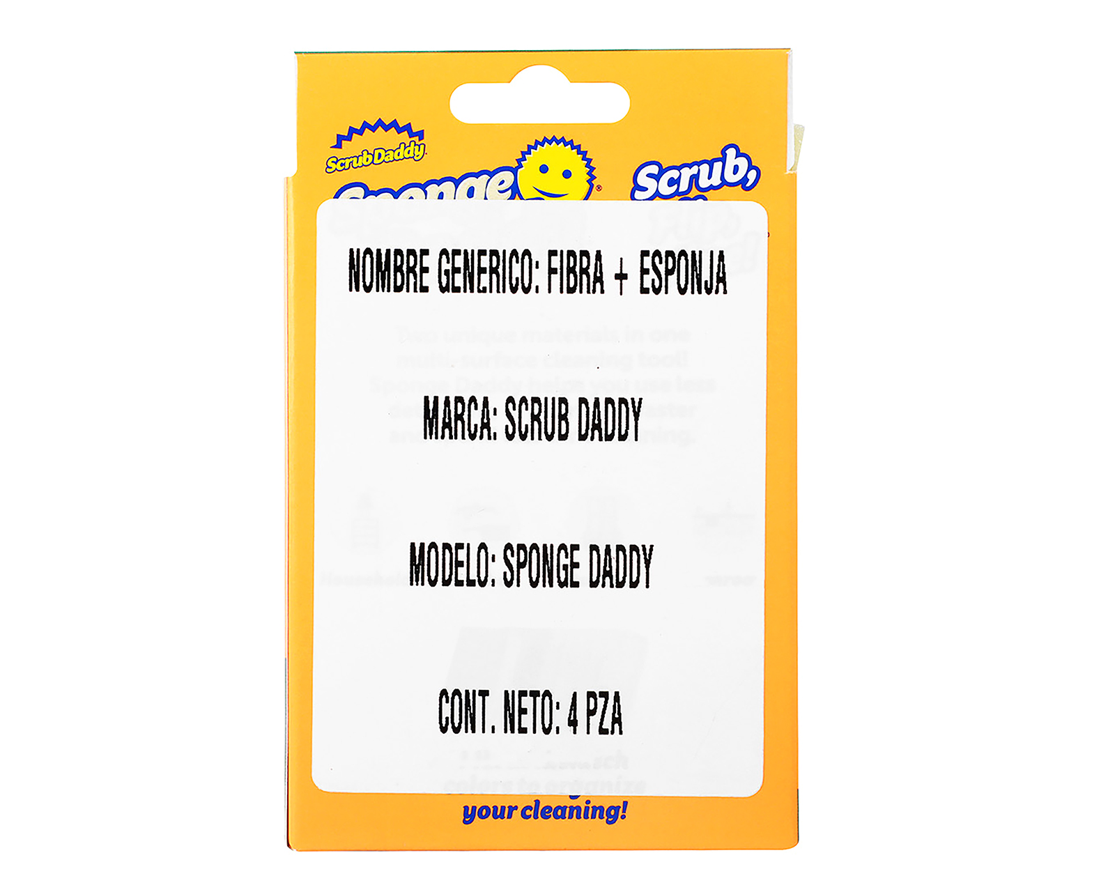 Foto 6 pulgar | Foto 5 | Esponja Scrub Daddy Multiusos 4 Piezas