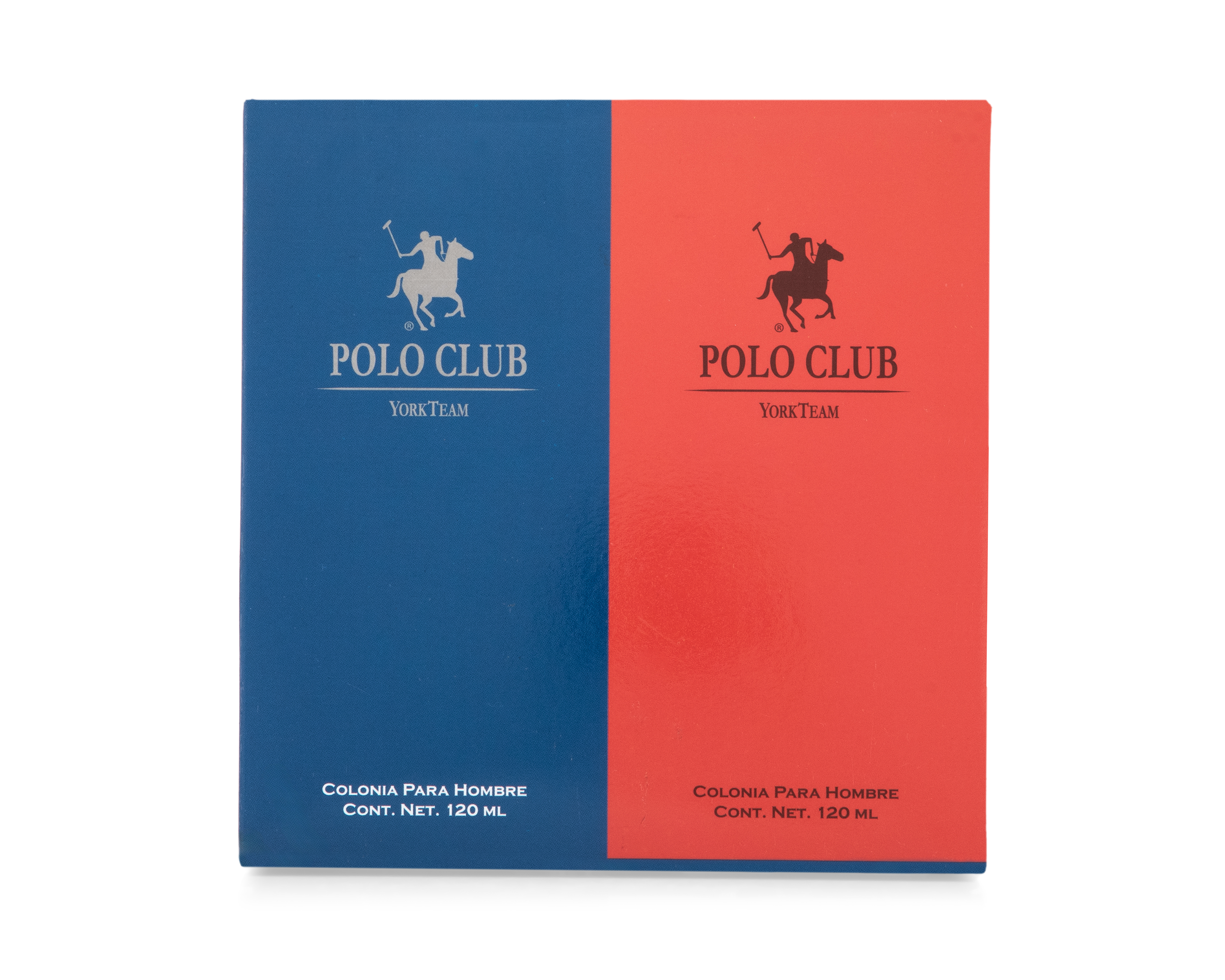 Perfume York Team Polo Club Classic Blue y Classic Red 2 Piezas