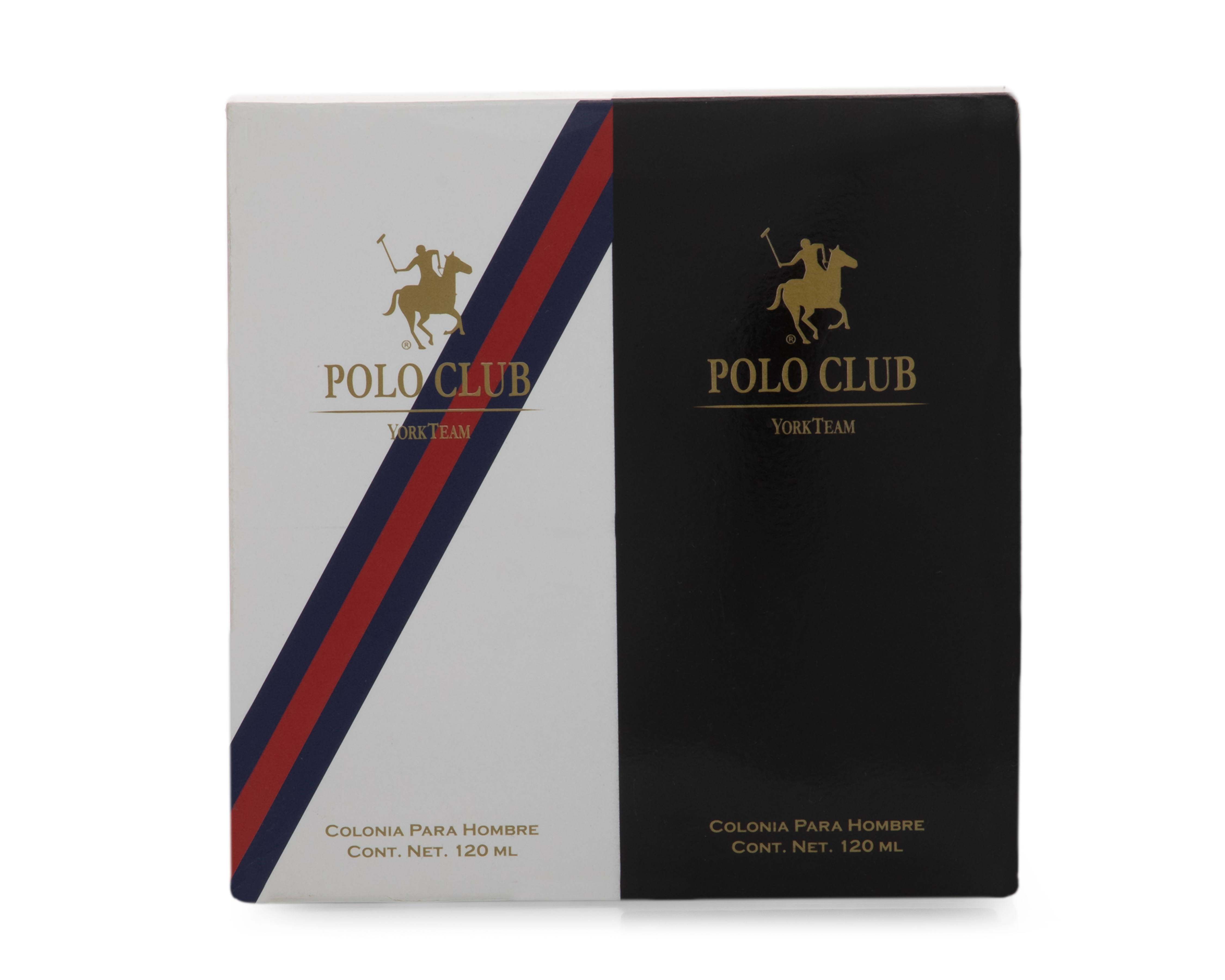 Foto 2 pulgar | Foto 1 | Perfume York Team Polo Club Classic Black y Classic White 2 Piezas