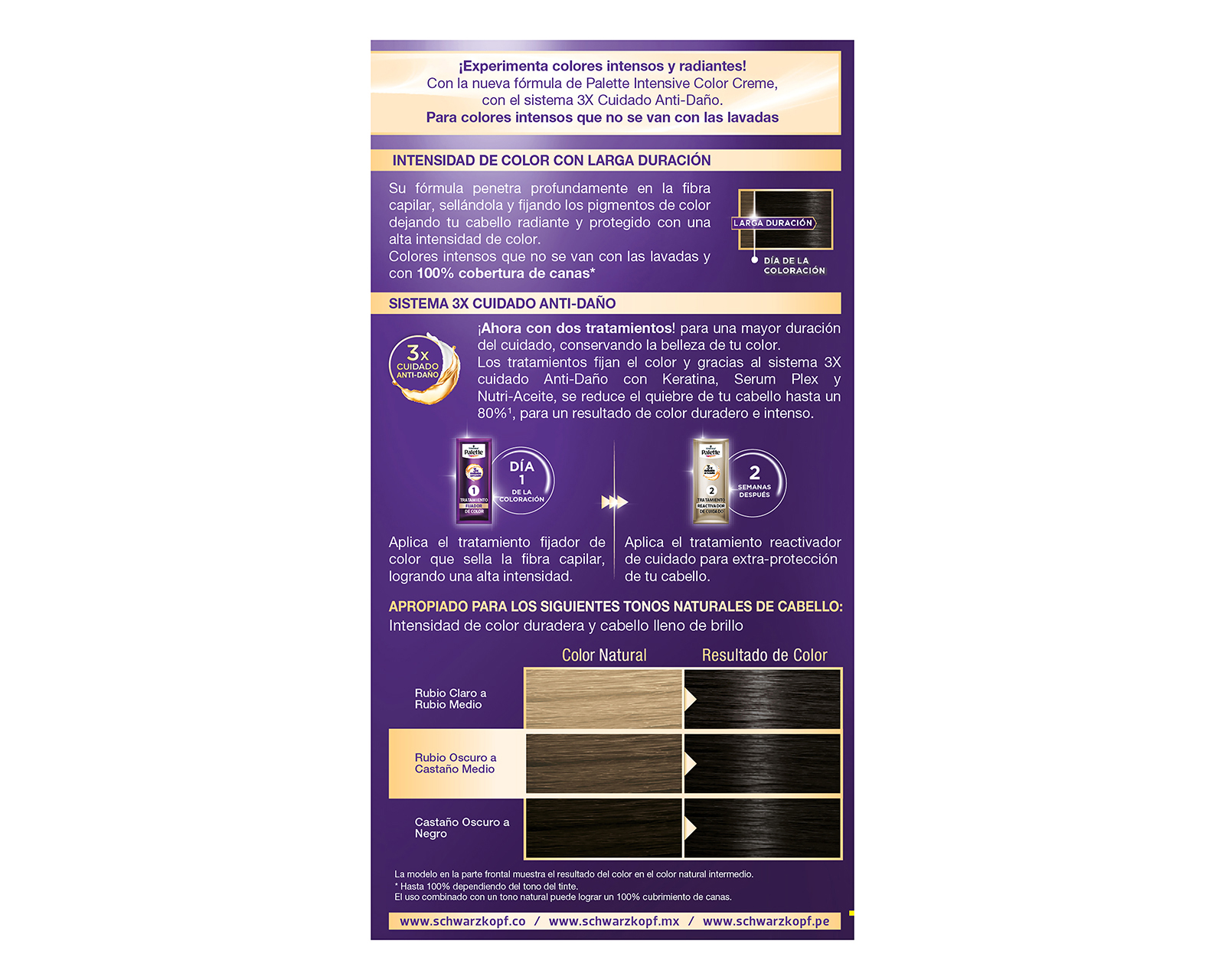 Foto 3 pulgar | Foto 2 | Tinte para el Cabello Palette 1-0 Negro