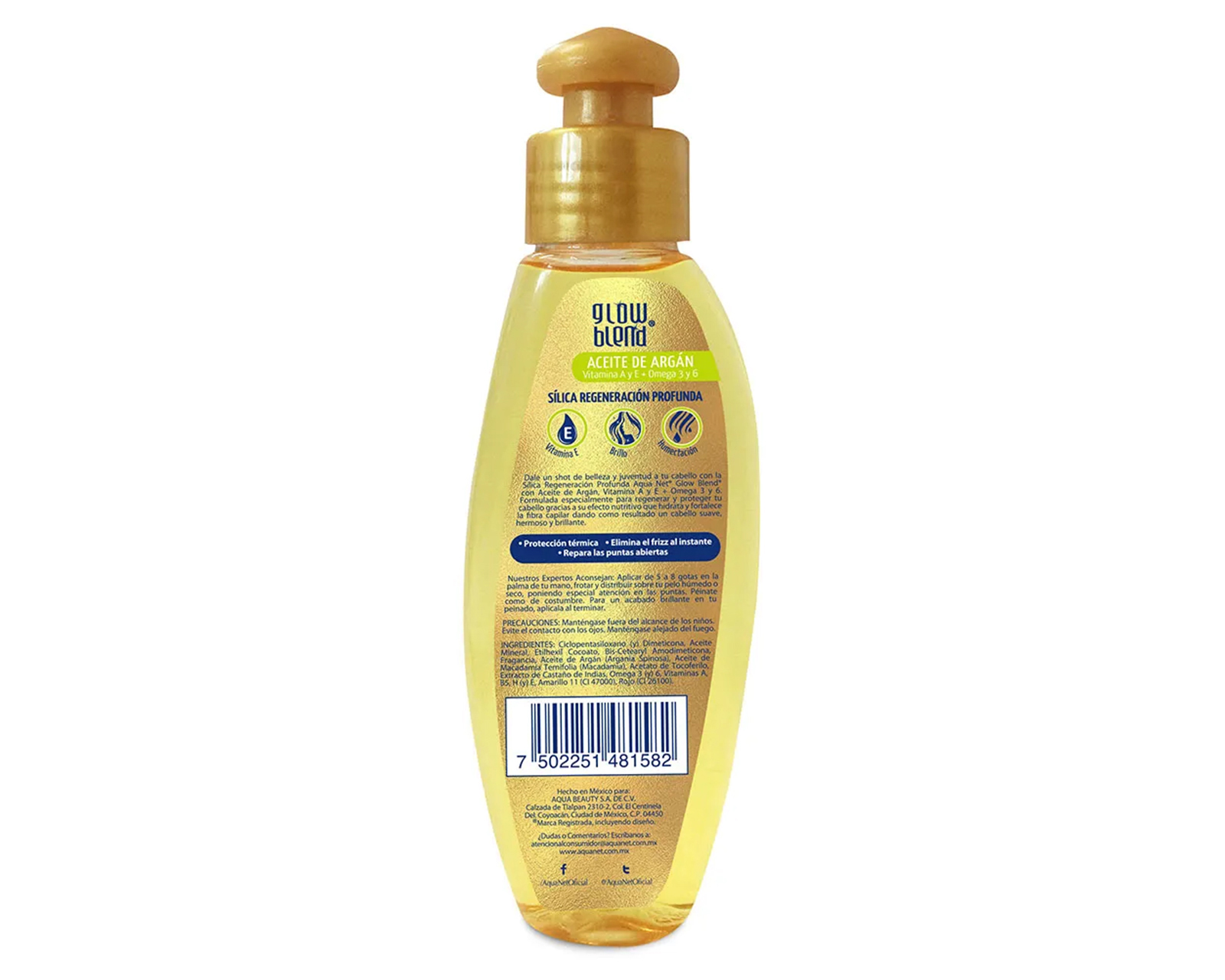 Foto 2 | Foto 2 | Silica Aqua Net Aceite de Argán 100 ml