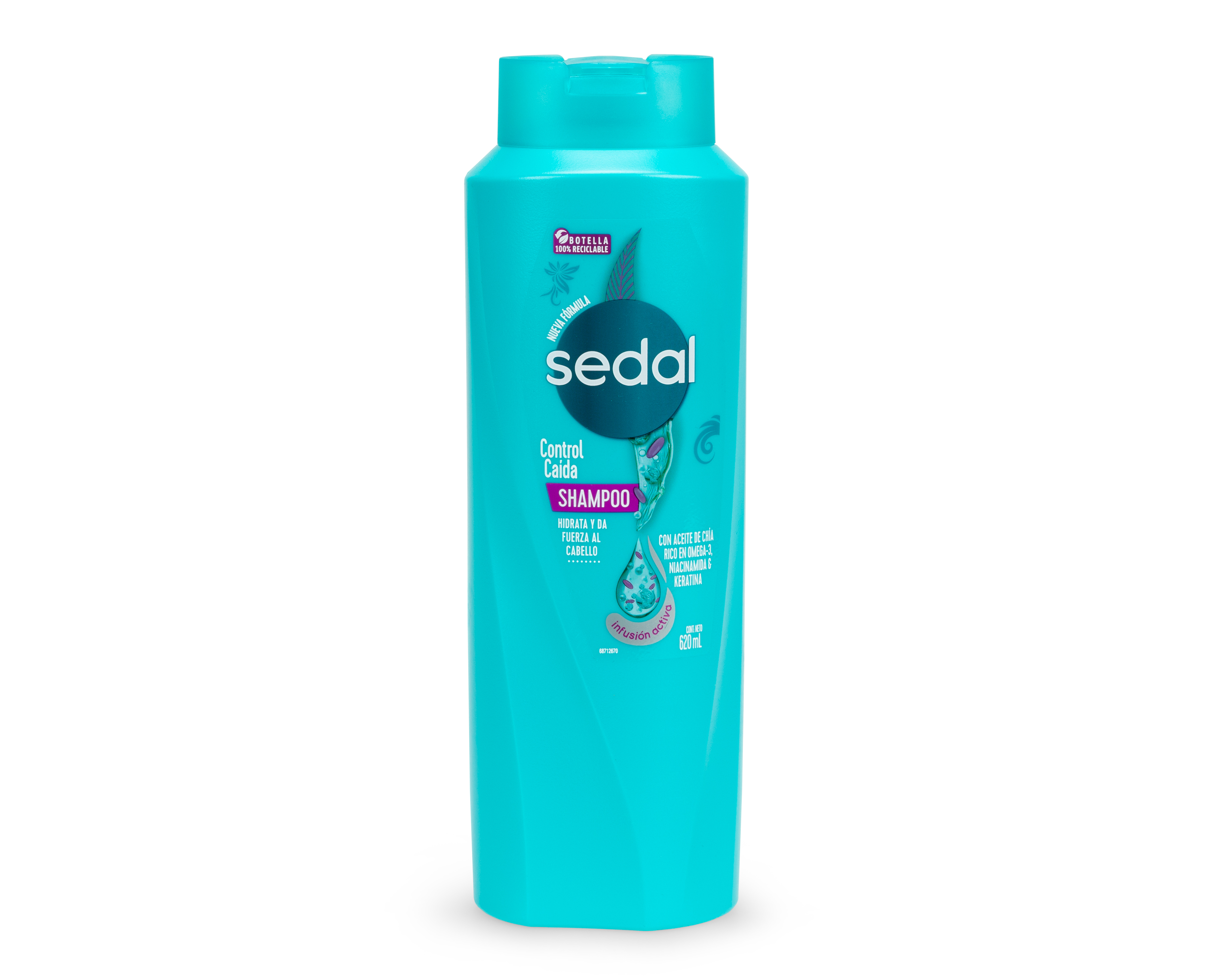Shampoo Sedal Control Caída 620 ml