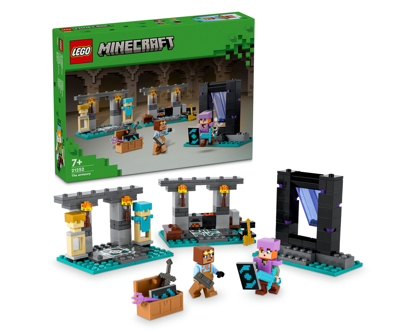 Foto 2 pulgar | Foto 1 | LEGO Minecraft: La Armería
