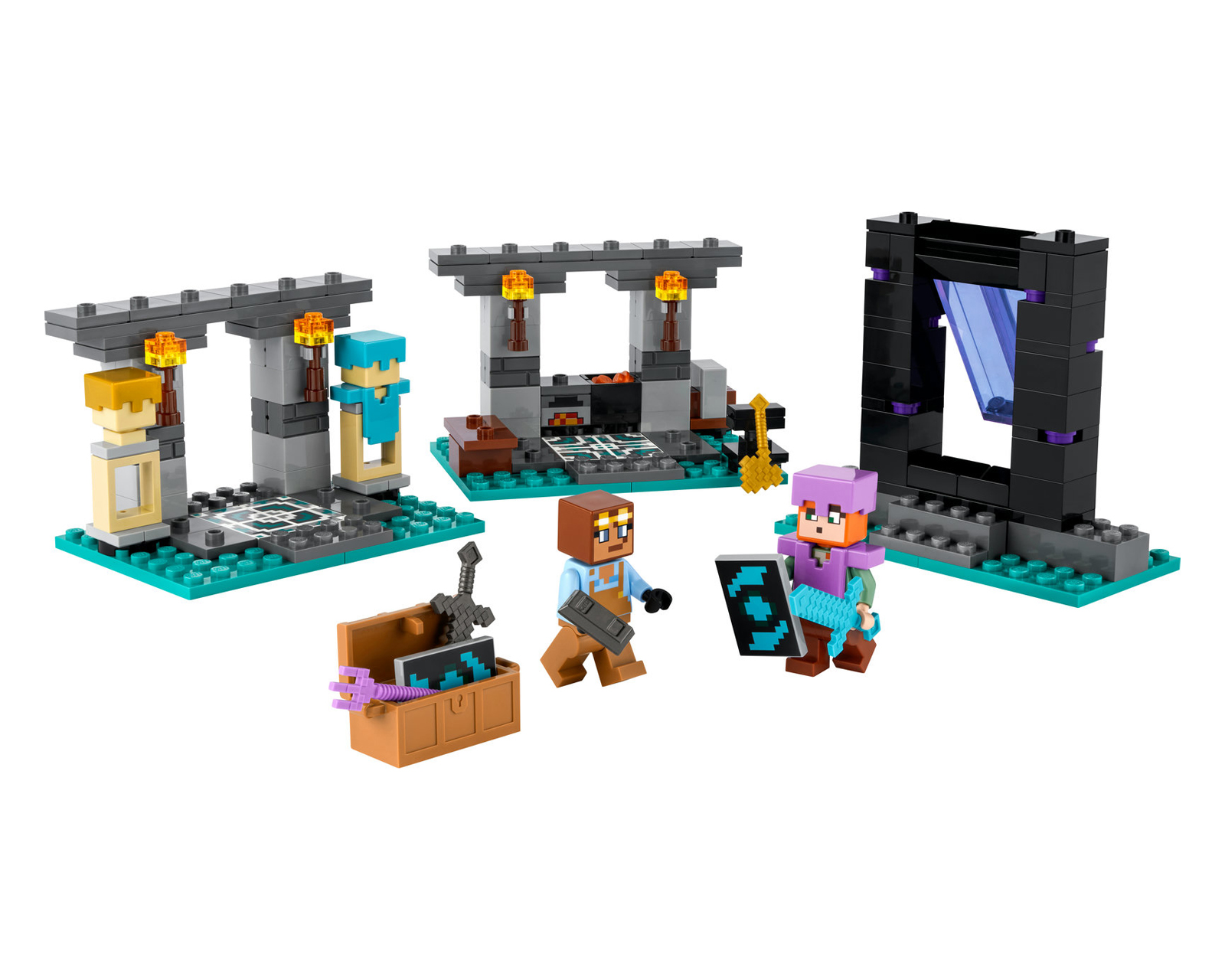 Foto 4 pulgar | Foto 3 | LEGO Minecraft: La Armería