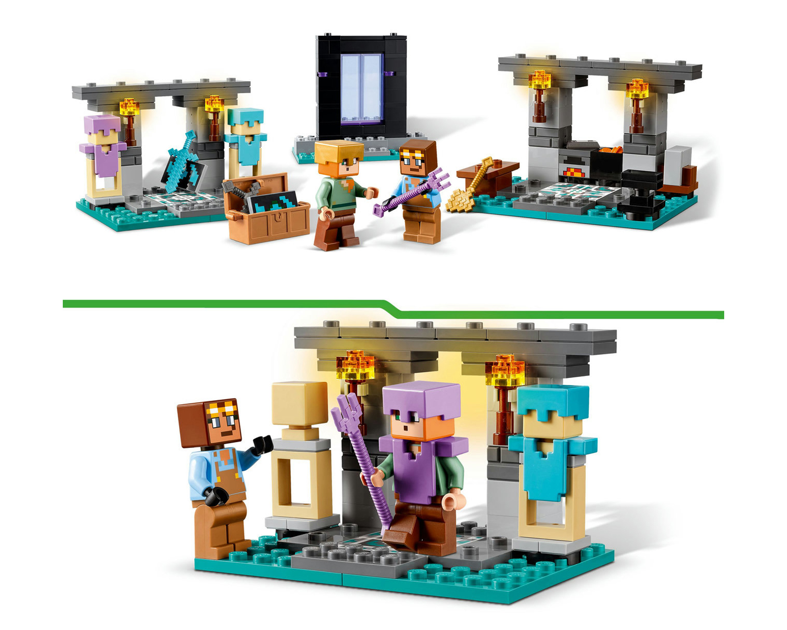 Foto 8 pulgar | Foto 7 | LEGO Minecraft: La Armería