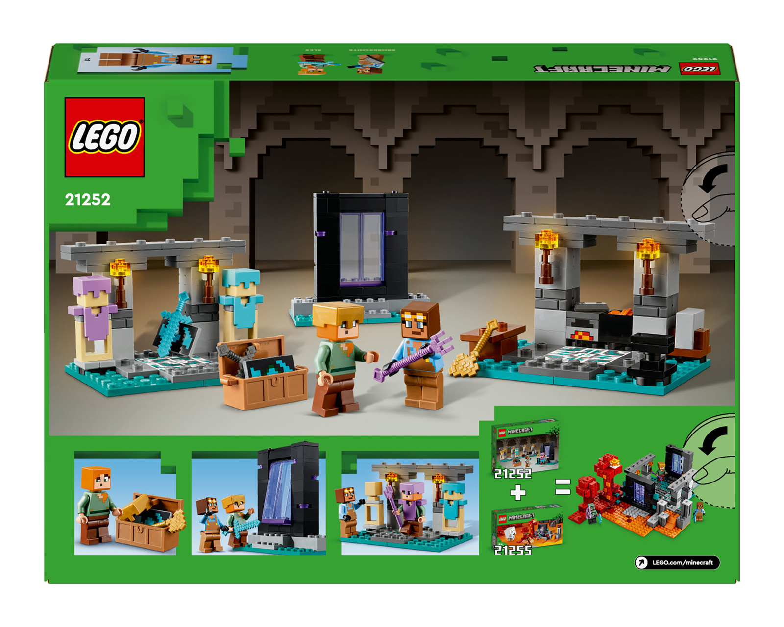 Foto 10 pulgar | Foto 9 | LEGO Minecraft: La Armería