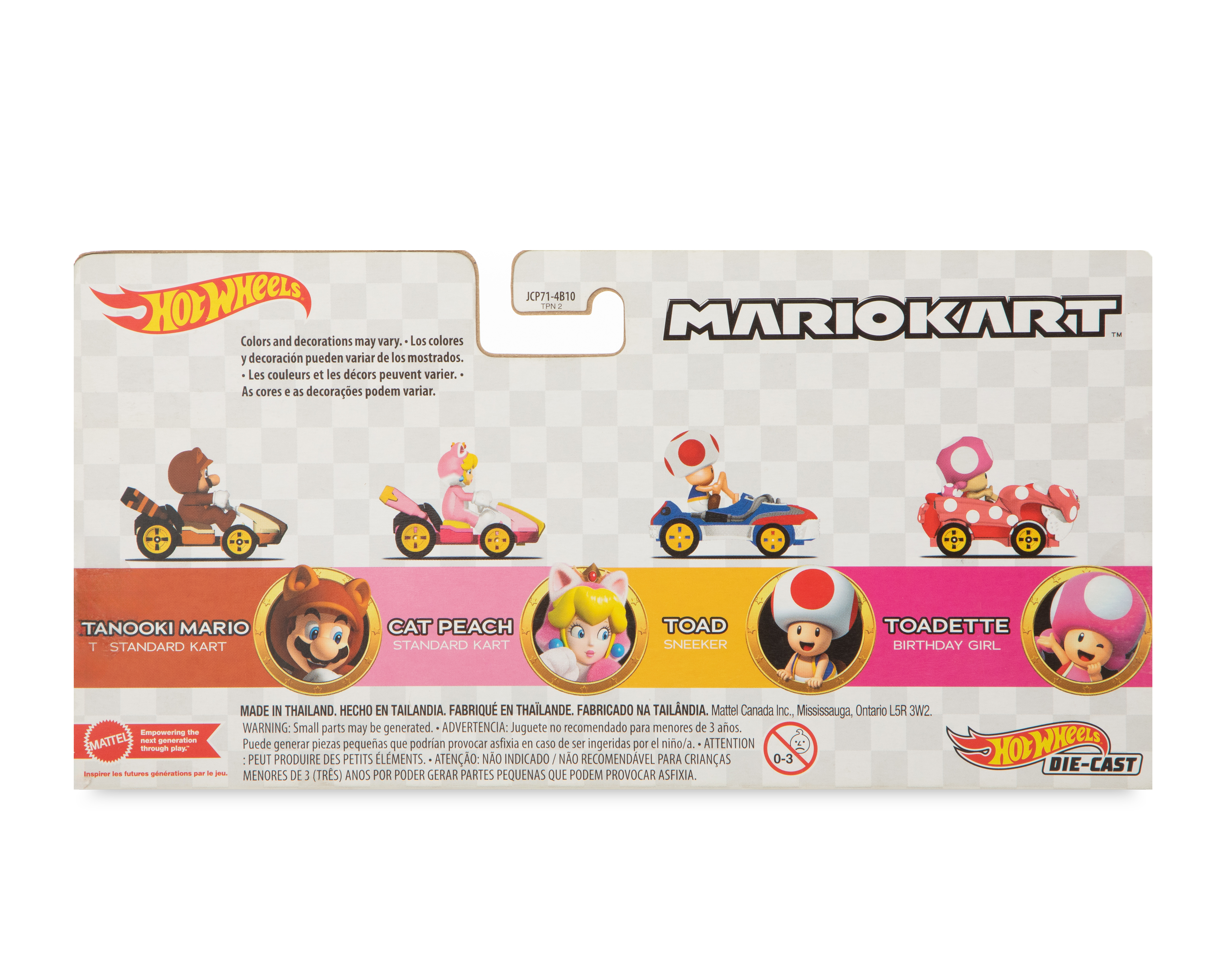 Foto 2 | Foto 2 | Carros Hot Wheels Mario Kart 1 Set al Azar
