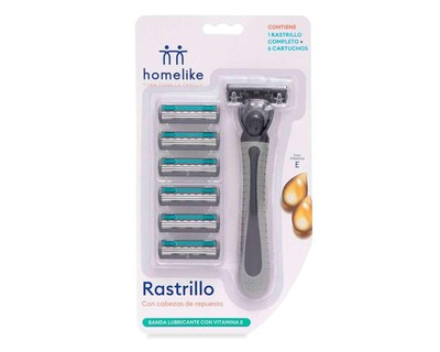 Foto 1 | Foto 1 | Rastrillo con Cabezas de Repuesto Homelike 6 Piezas