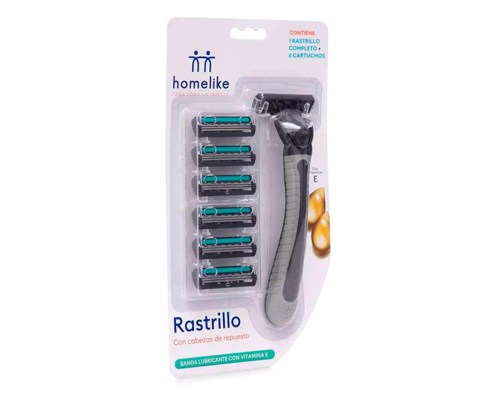 Foto 3 pulgar | Foto 2 | Rastrillo con Cabezas de Repuesto Homelike 6 Piezas