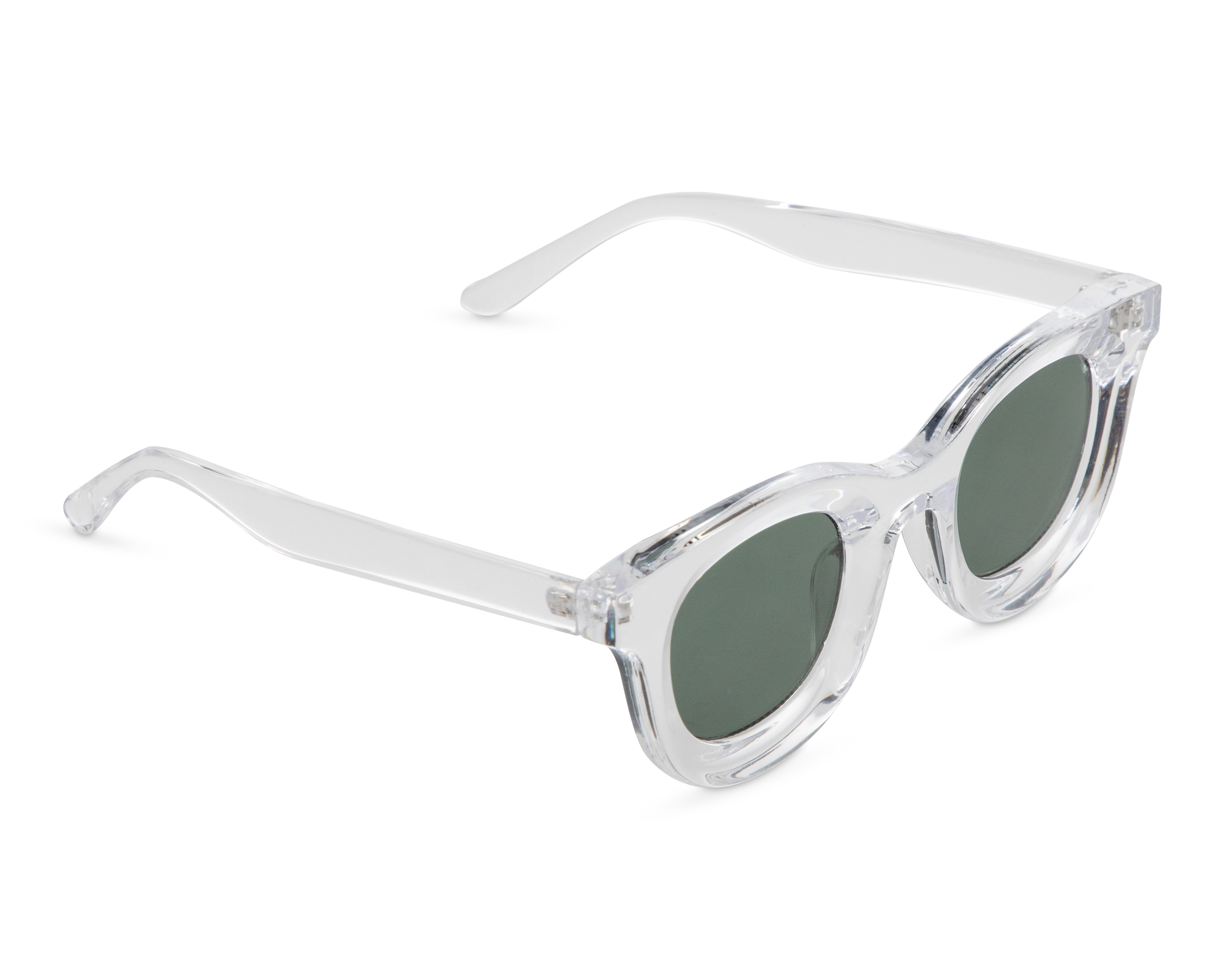 Lentes de Sol Minigami Wayfarer Transparente