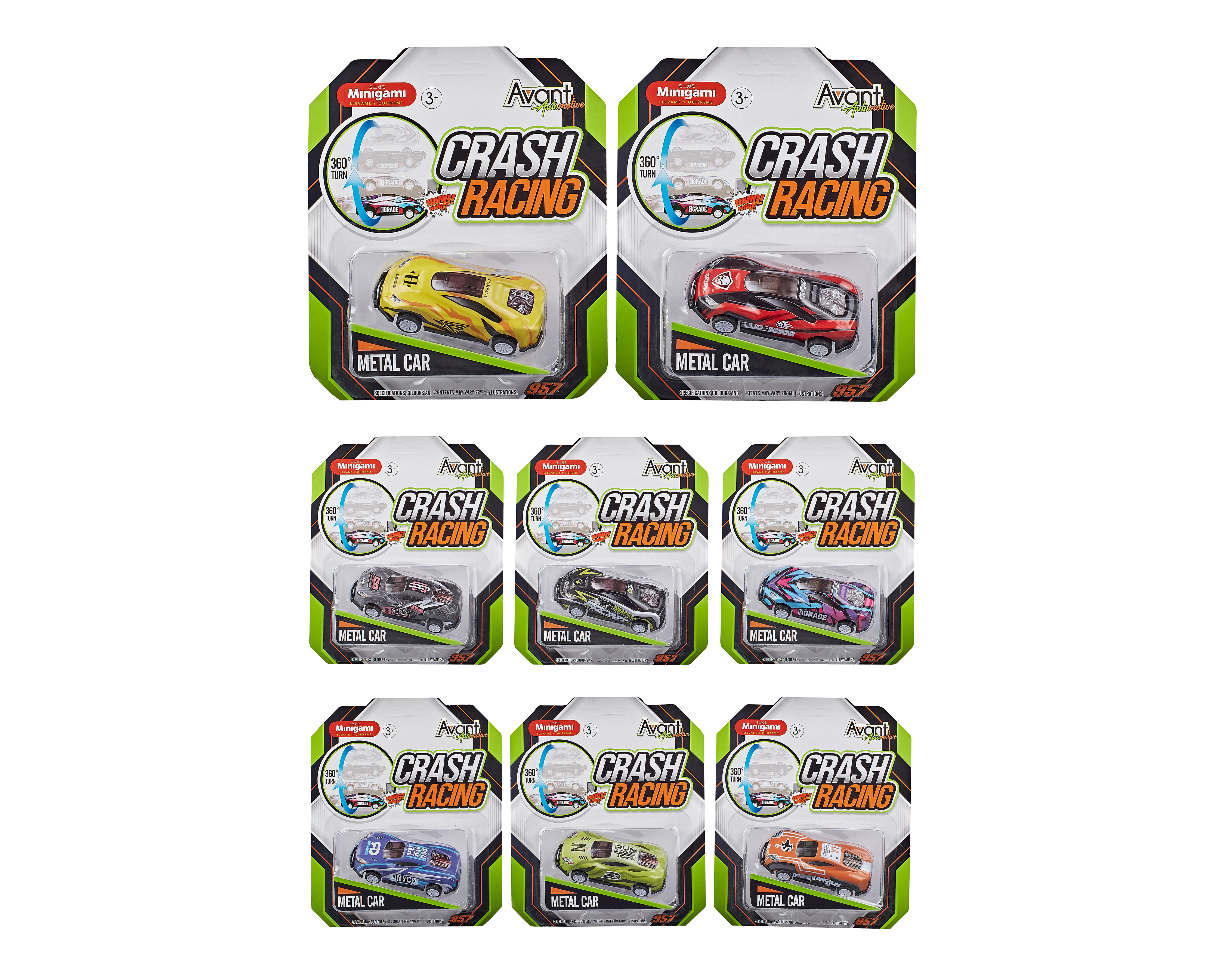 Foto 3 pulgar | Foto 2 | Carrito de Fricción Minigami 1 Pieza al Azar