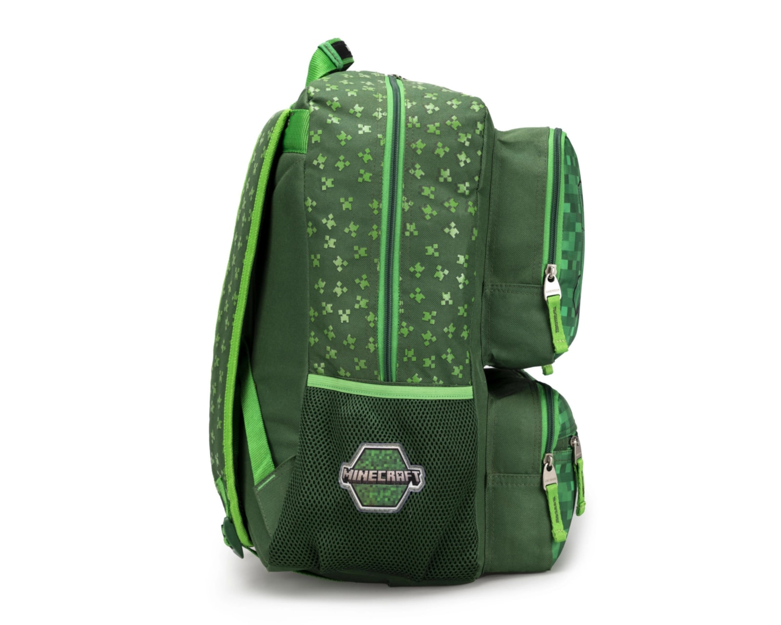 Foto 4 pulgar | Foto 3 | Mochila Minecraft Verde