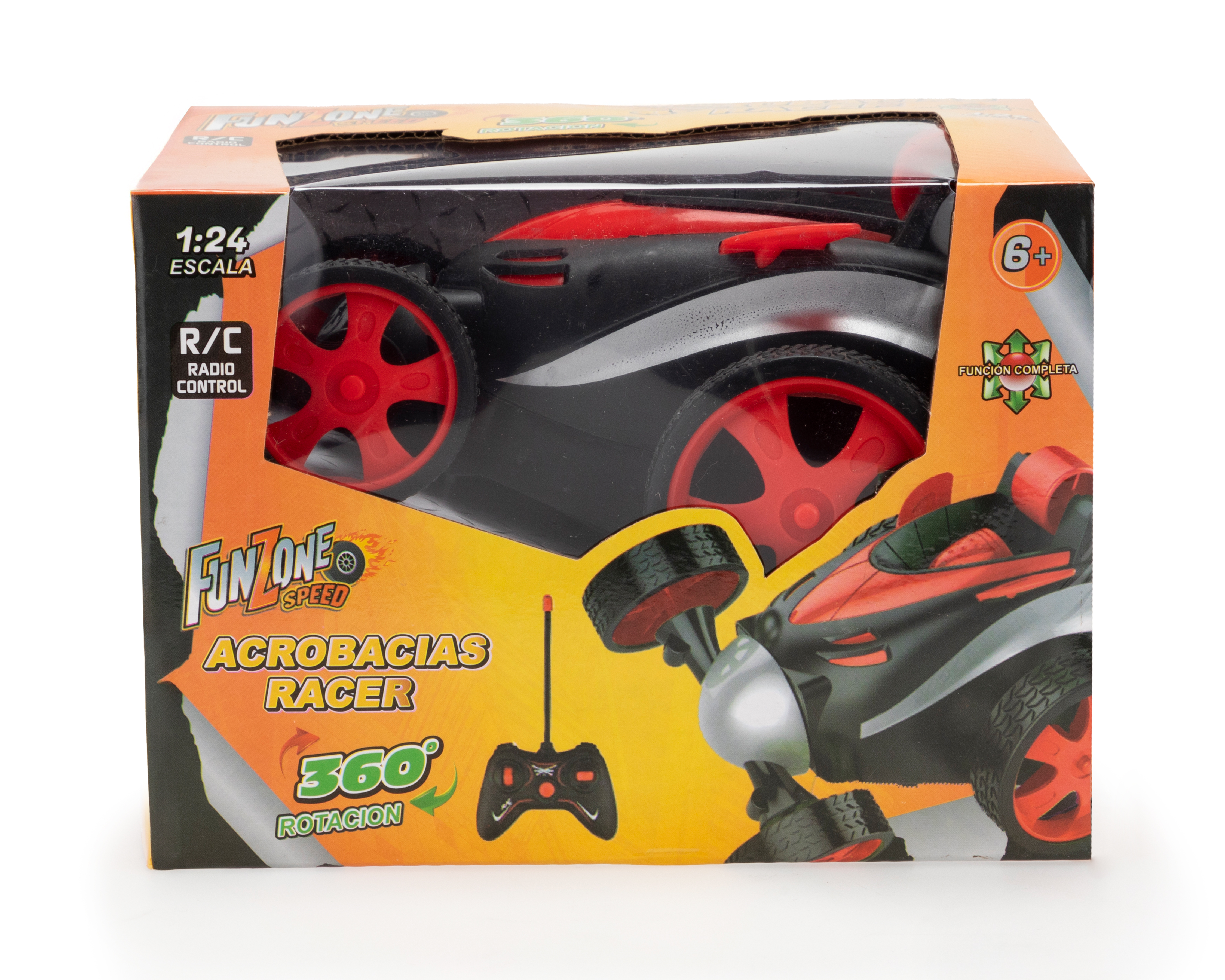 Foto 2 pulgar | Foto 1 | Carro a Control Remoto Funzone Speed Acrobacias Racer