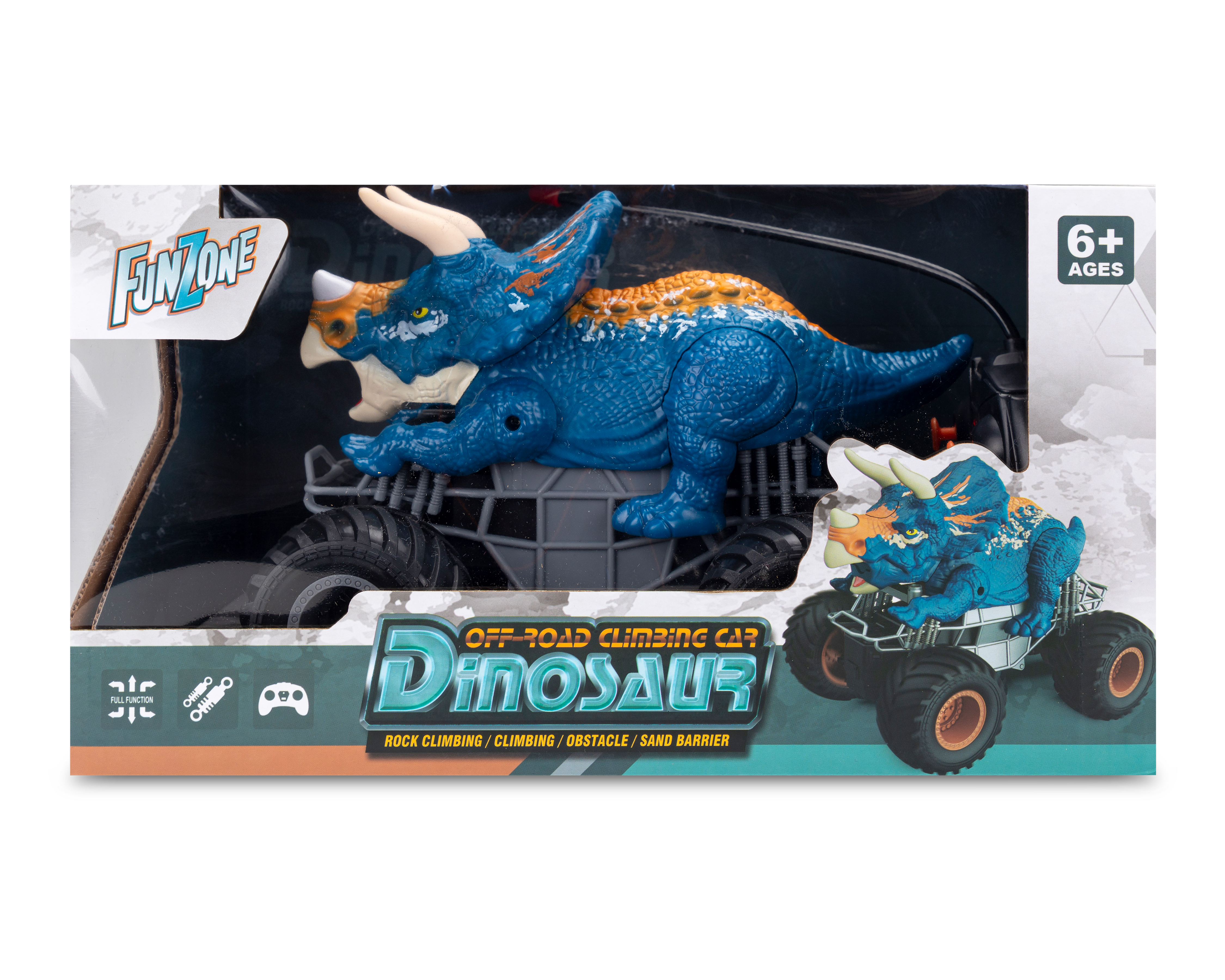 Carro a Control Remoto Funzone Dinosaur 1 Pieza al Azar