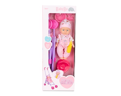 Foto 1 | Foto 1 | Muñeca Baby Bu con Carriola y Accesorios