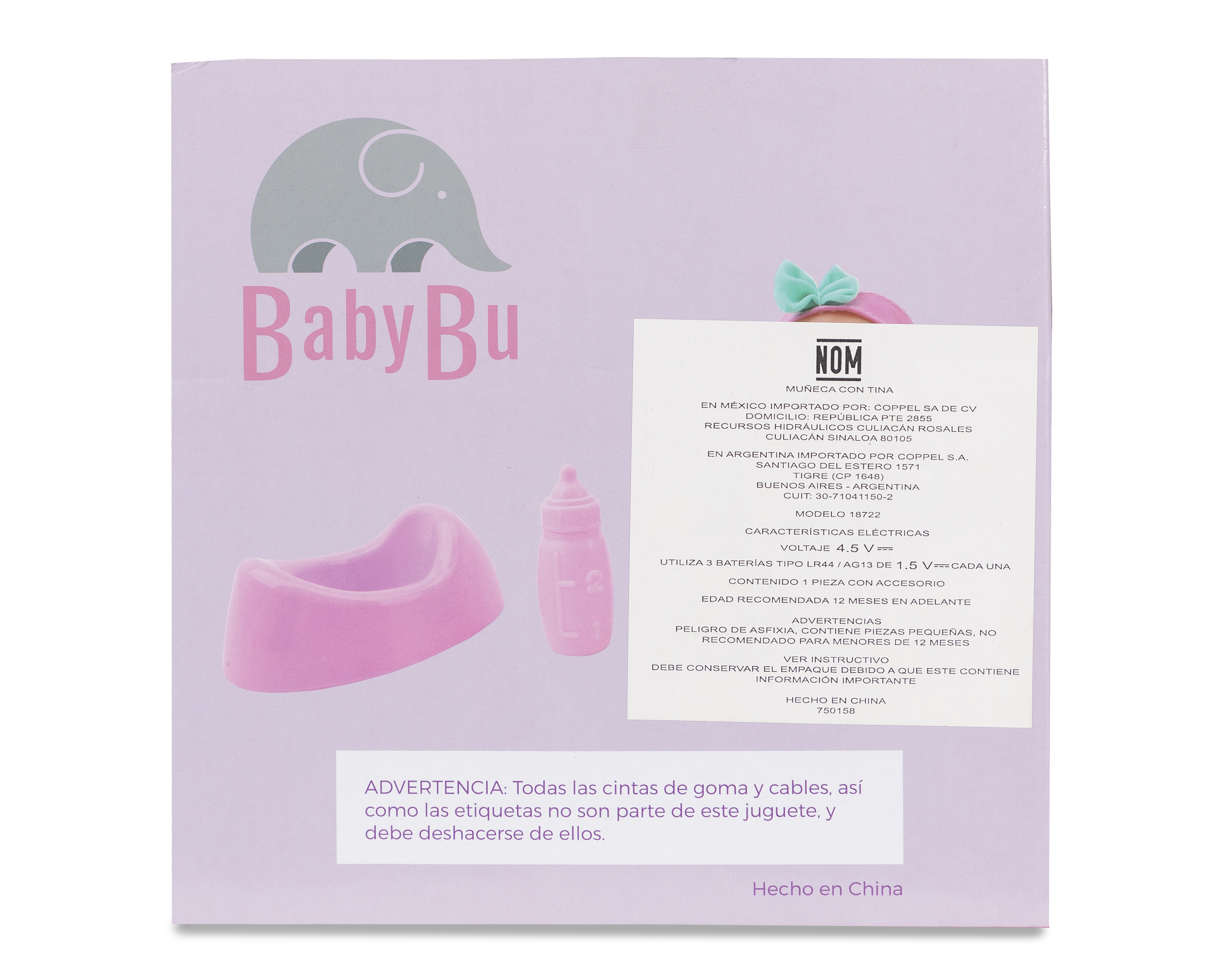 Foto 2 | Foto 2 | Muñeca Baby Bu con Sonido