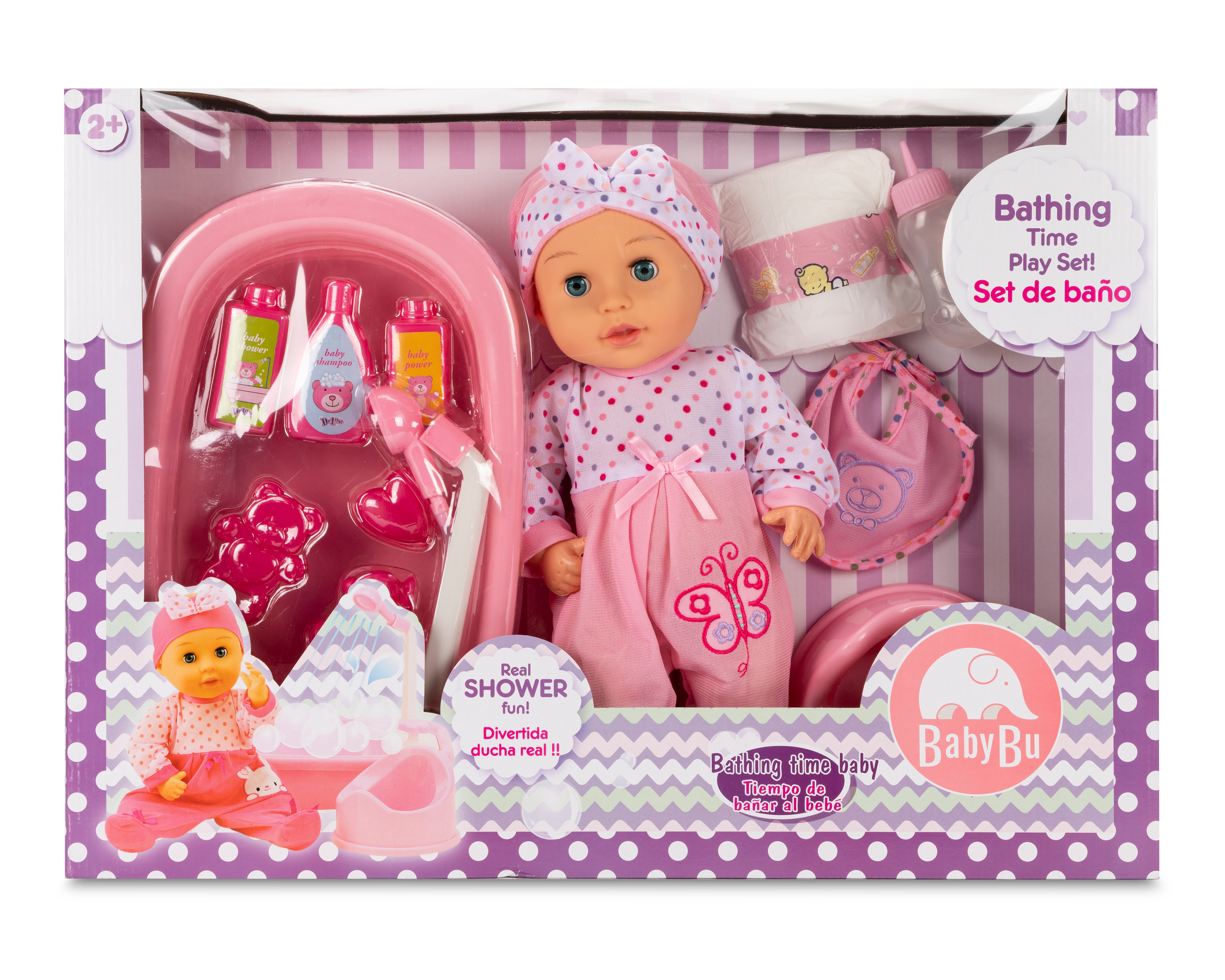 Foto 2 pulgar | Foto 1 | Muñeca Baby Bu con Bañera