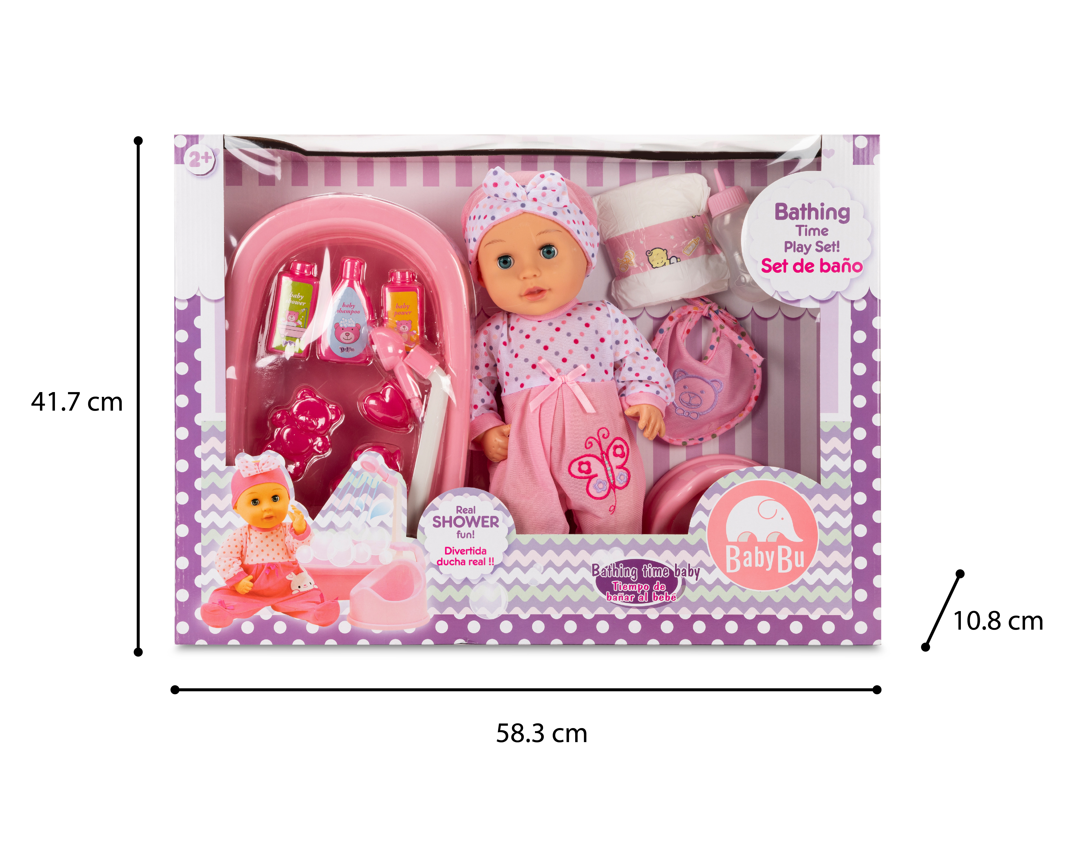 Foto 4 pulgar | Foto 3 | Muñeca Baby Bu con Bañera