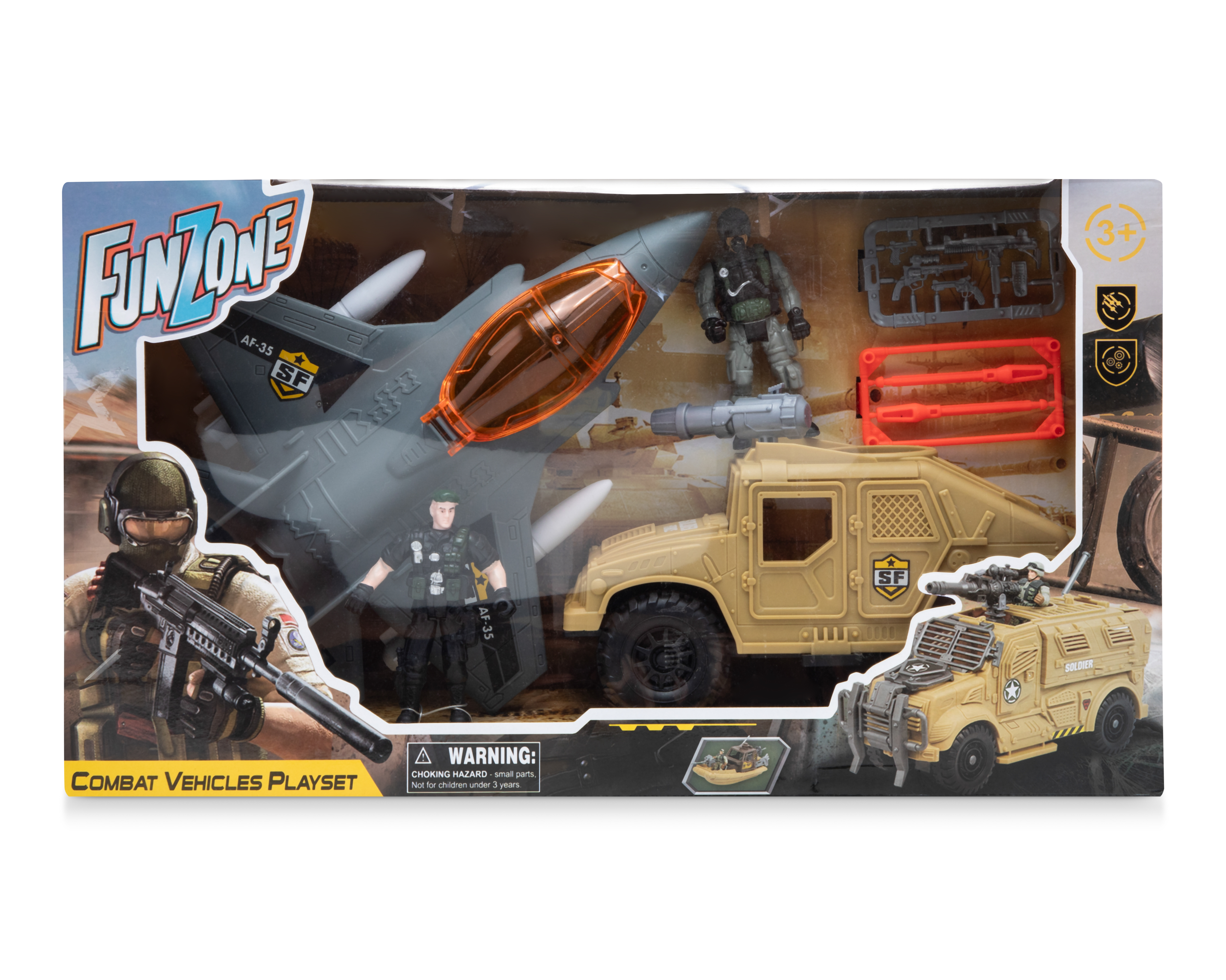 Foto 8 pulgar | Foto 7 | Avión y Vehículo Funzone con Soldados