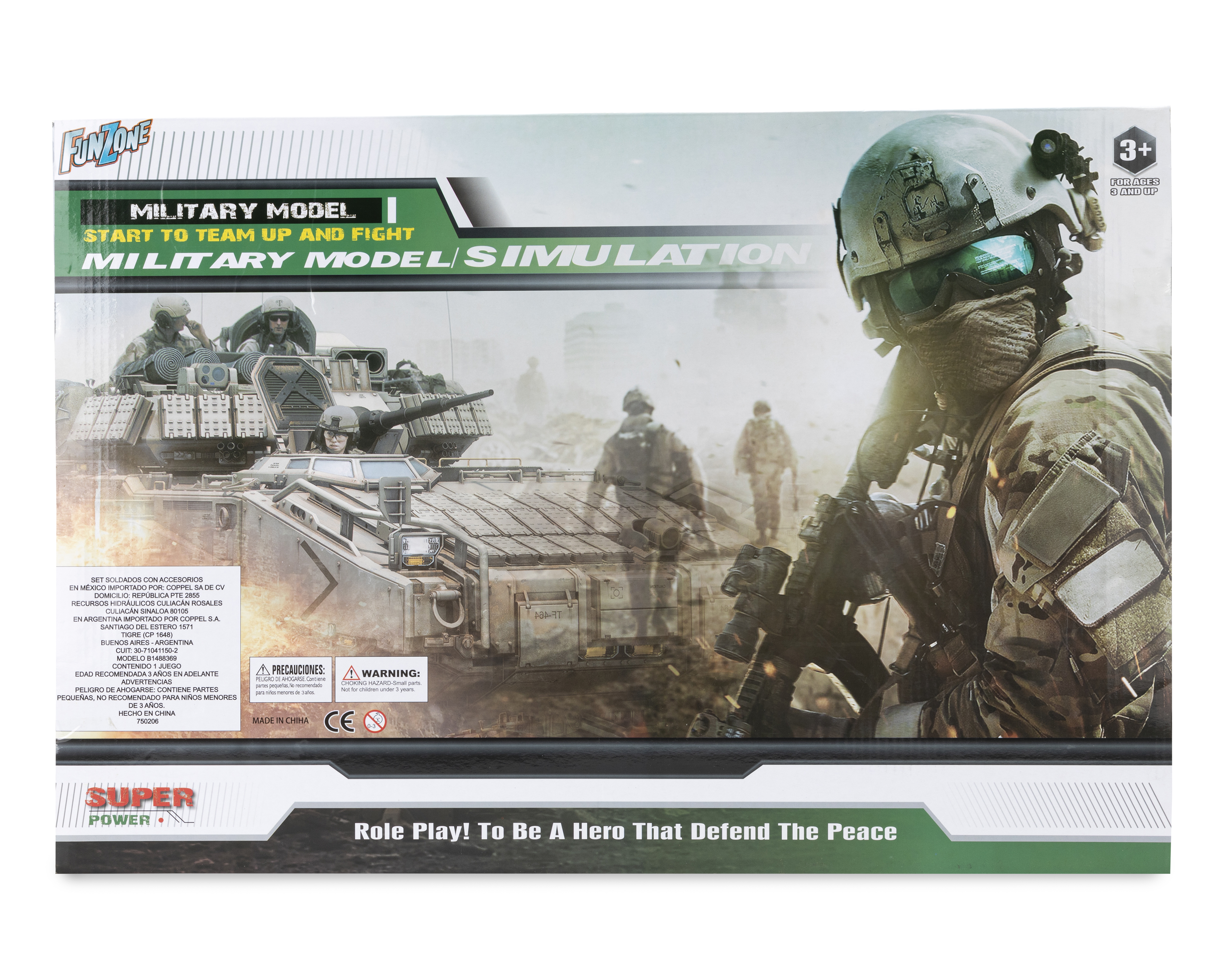 Foto 3 pulgar | Foto 2 | Soldados Funzone Military Model con Accesorios