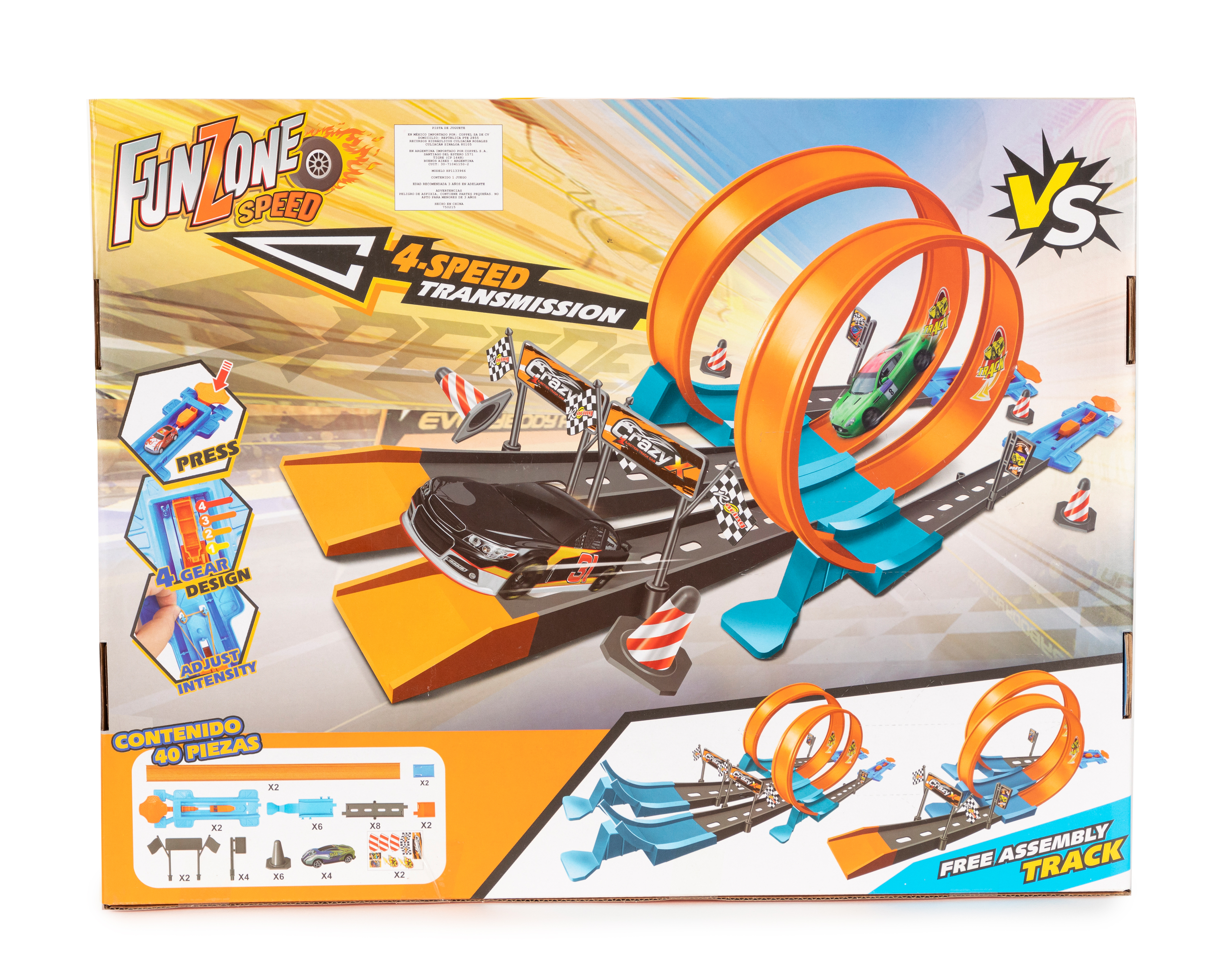 Foto 2 | Foto 2 | Autopista de Velocidad Funzone 40 Piezas