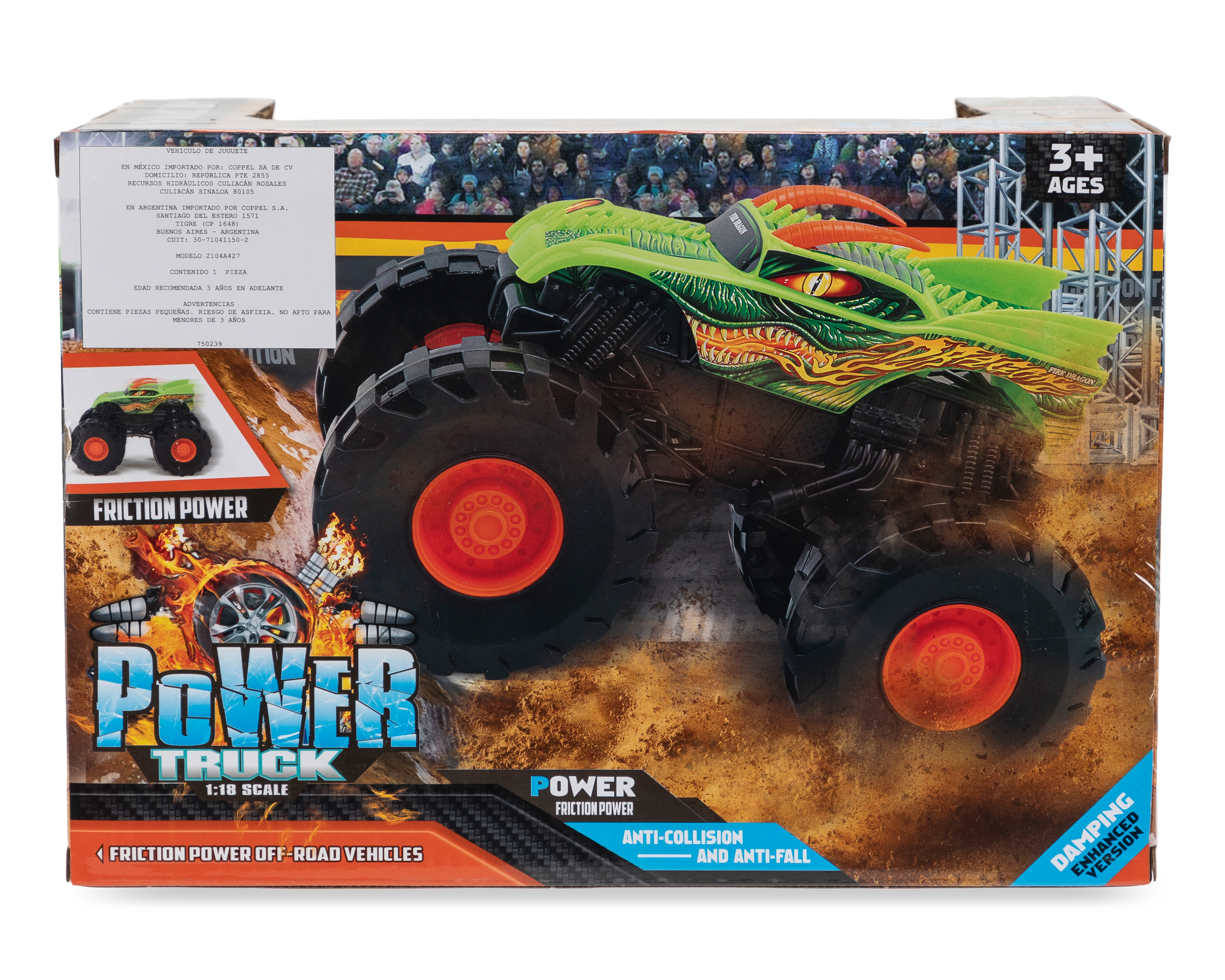 Foto 2 | Foto 2 | Vehículo a Fricción Funzone Power Truck