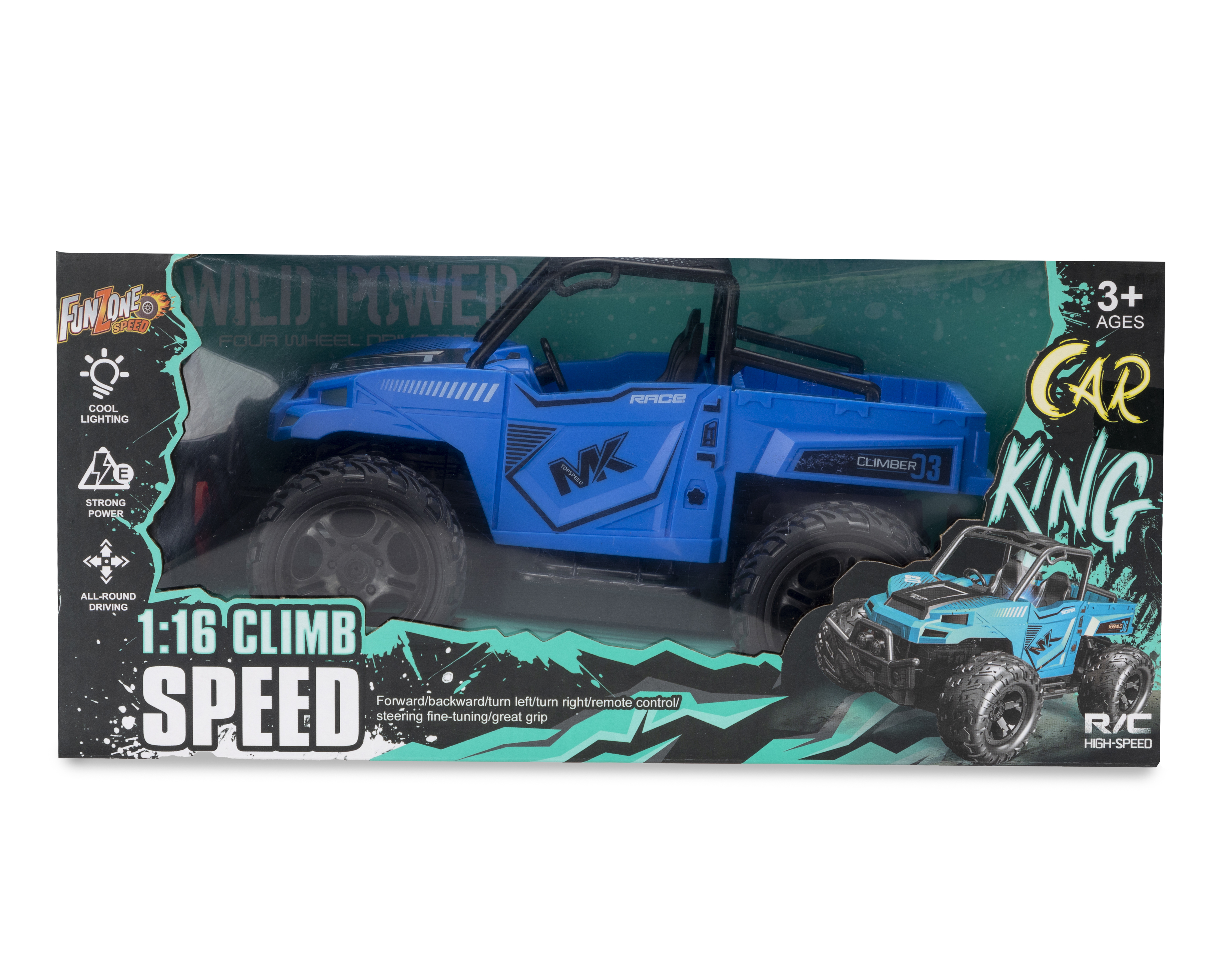 Foto 2 pulgar | Foto 1 | Carro a Control Remoto Funzone Car King