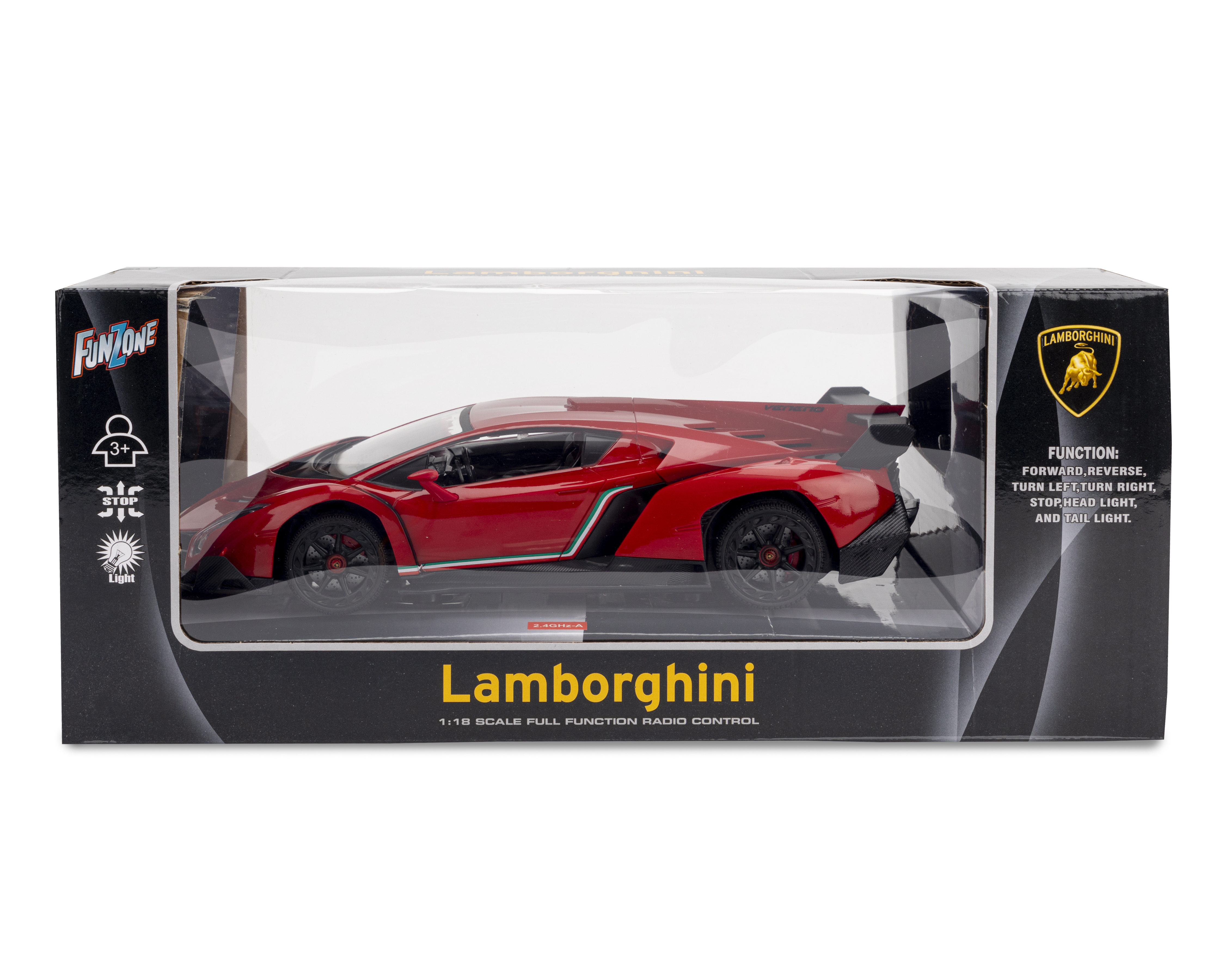 Foto 2 pulgar | Foto 1 | Carro a Control Remoto Funzone con Luces