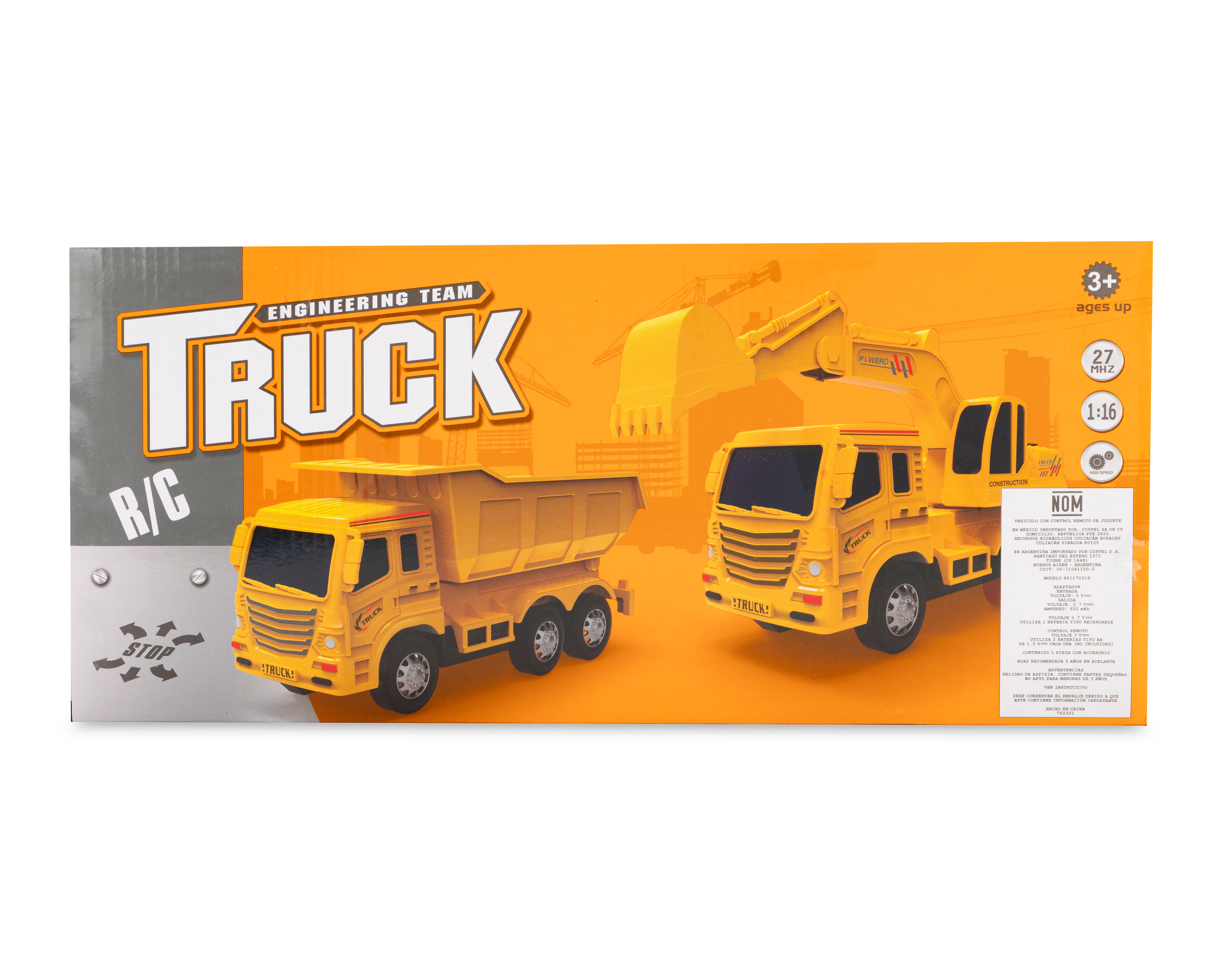 Foto 3 pulgar | Foto 2 | Grúa a Control Remoto Funzone Engineering Team Truck