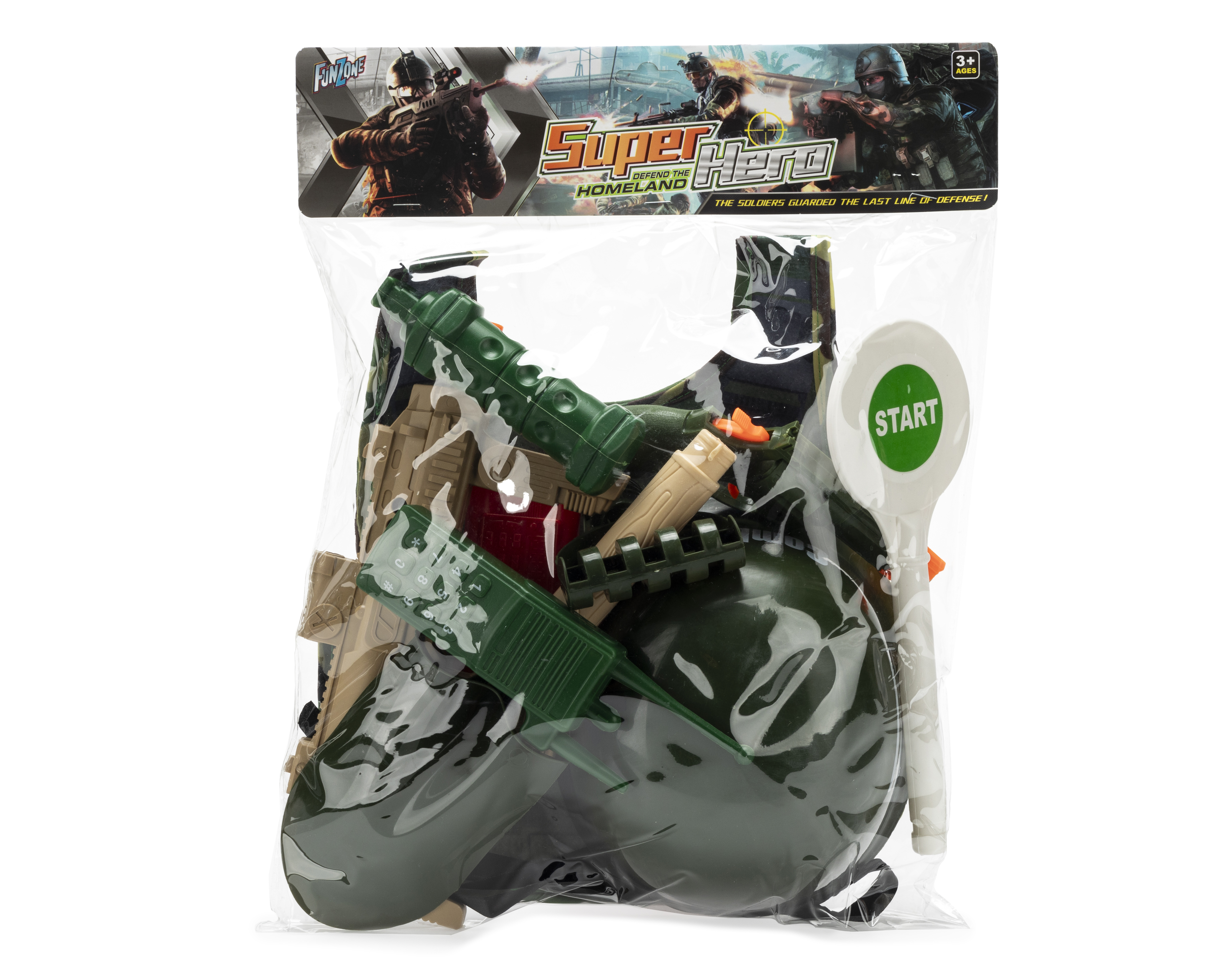 Foto 2 pulgar | Foto 1 | Disfraz de Policía Funzone Super Hero Defend the Homeland