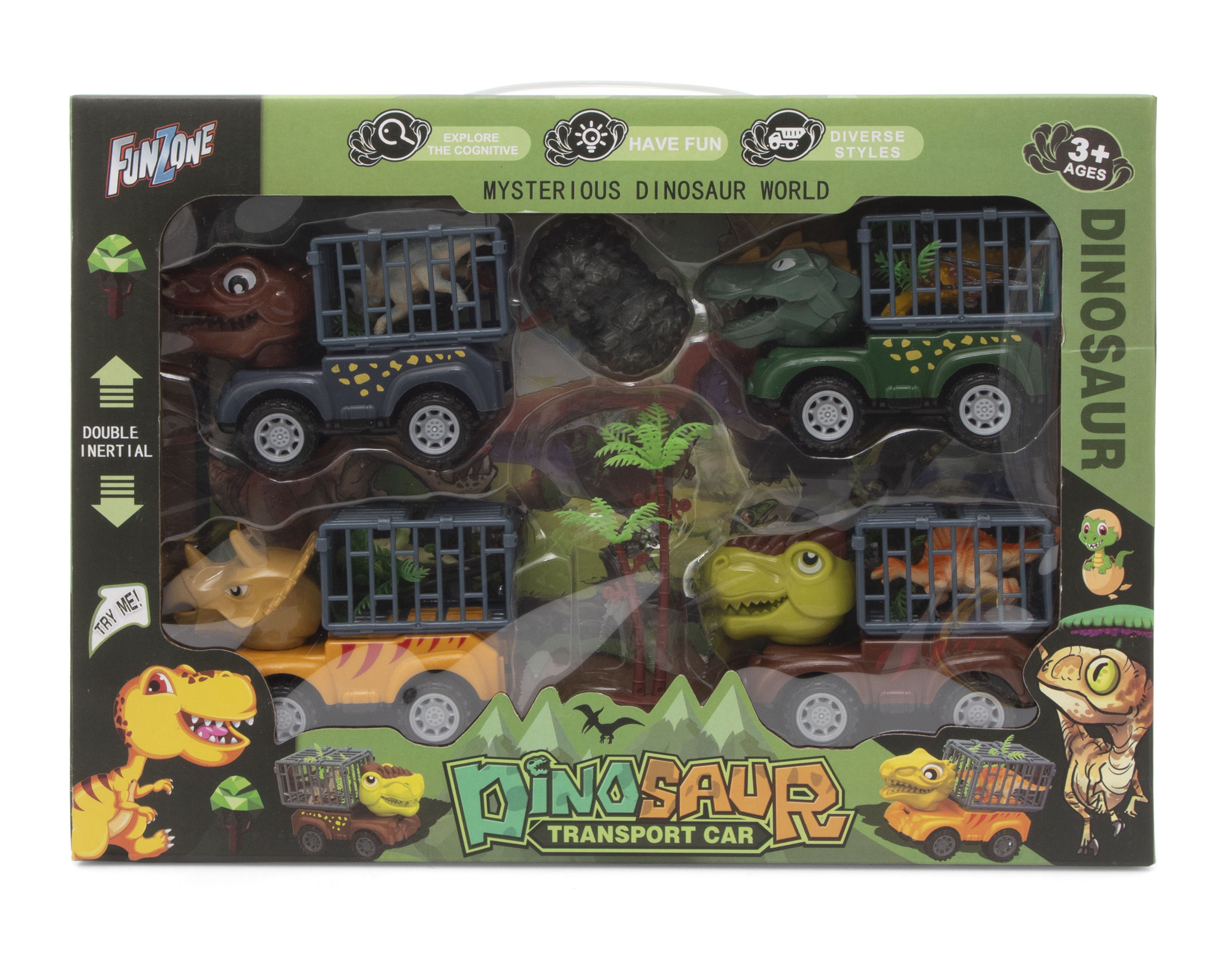 Foto 4 | Foto 4 | Vehículos a Fricción Funzone Dinosaur Transport Car