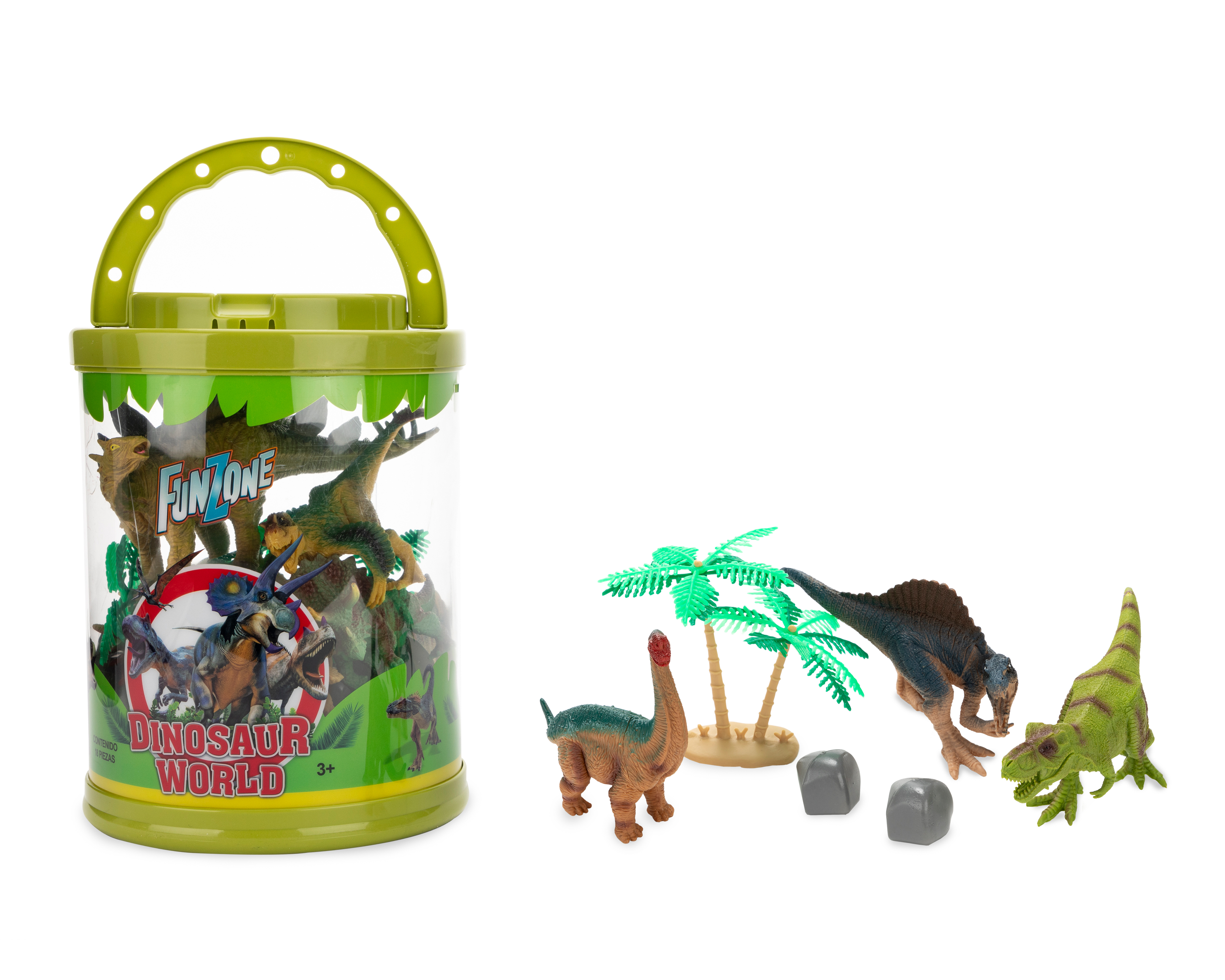 Foto 3 pulgar | Foto 2 | Juego de Dinosaurios Funzone 18 Piezas