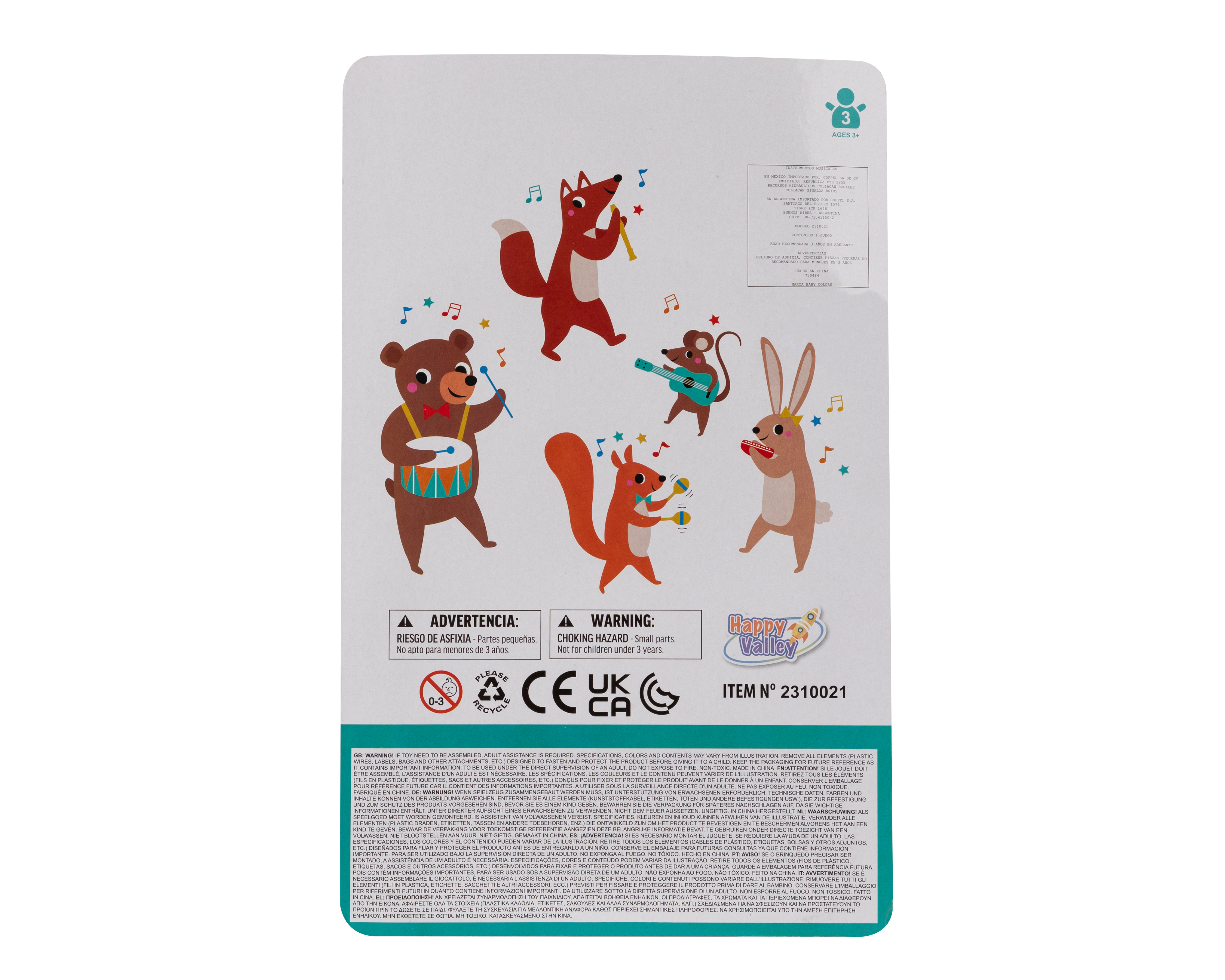 Foto 2 | Foto 2 | Instrumentos Musicales Baby Colors 6 Piezas