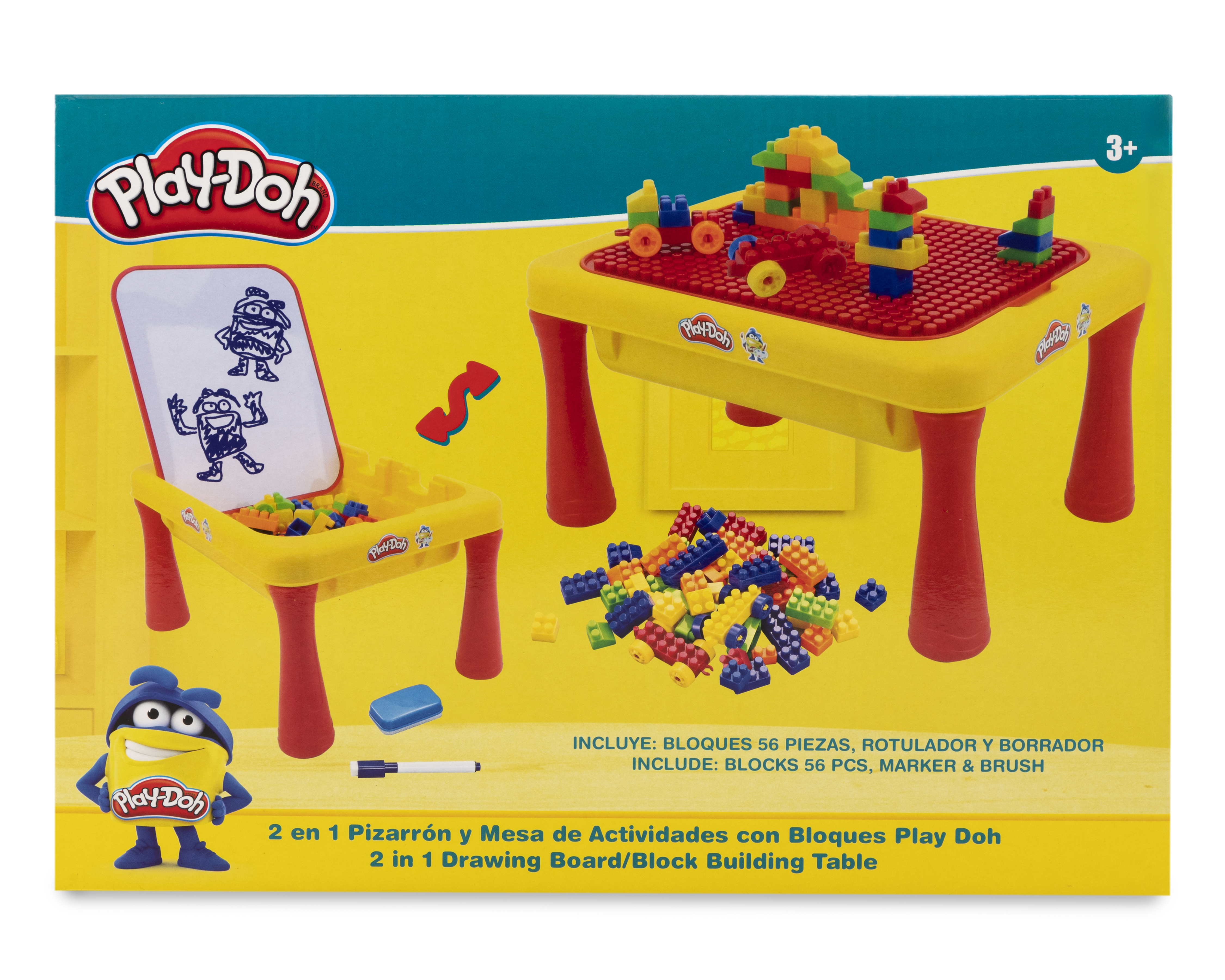 Foto 1 | Foto 1 | Pizarrón y Mesa de Actividades con Bloques Play-Doh 56 Piezas