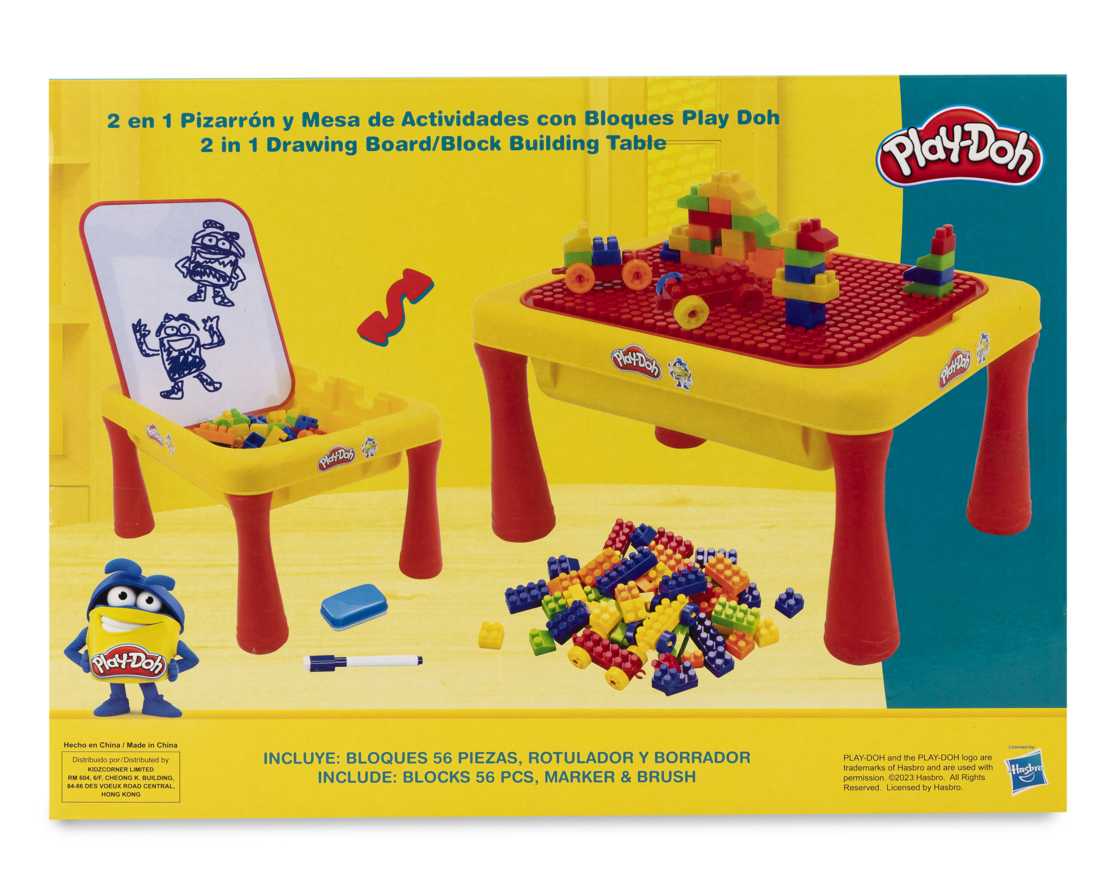 Foto 3 pulgar | Foto 2 | Pizarrón y Mesa de Actividades con Bloques Play-Doh 56 Piezas
