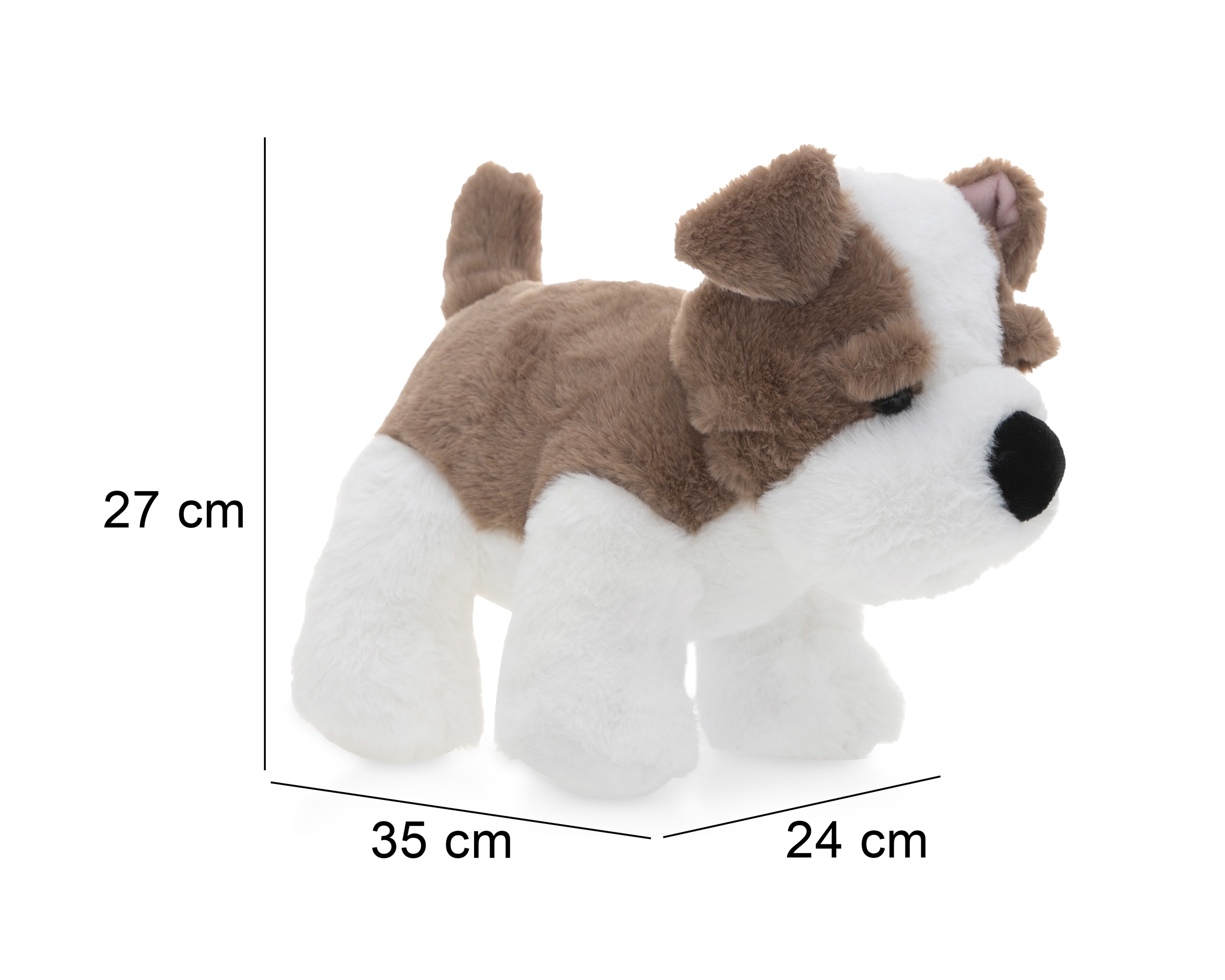 Foto 5 | Foto 5 | Perrito de Peluche Minigami Café con Blanco