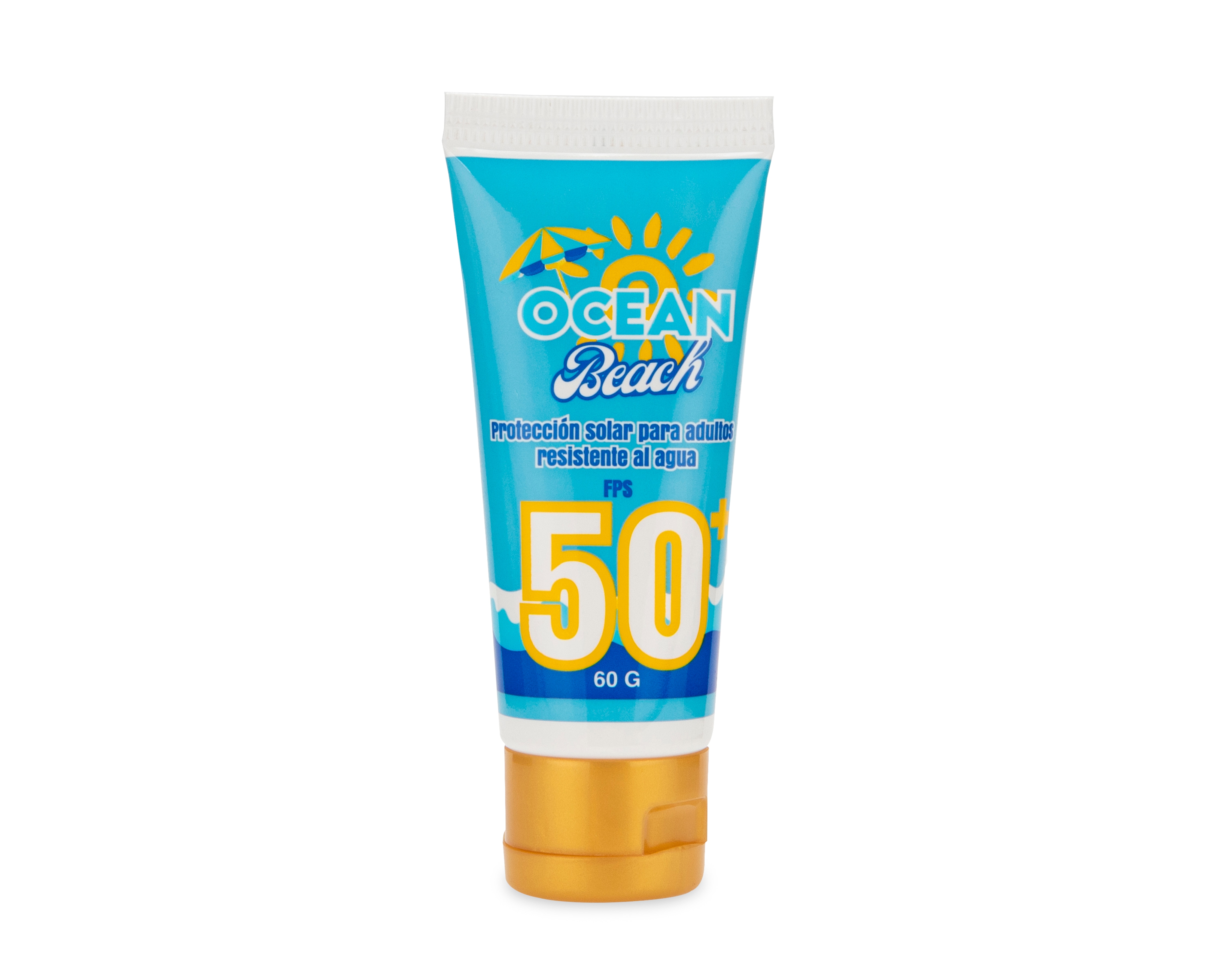 Protector Solar Ocean Beach Resistente al Agua FPS 50+