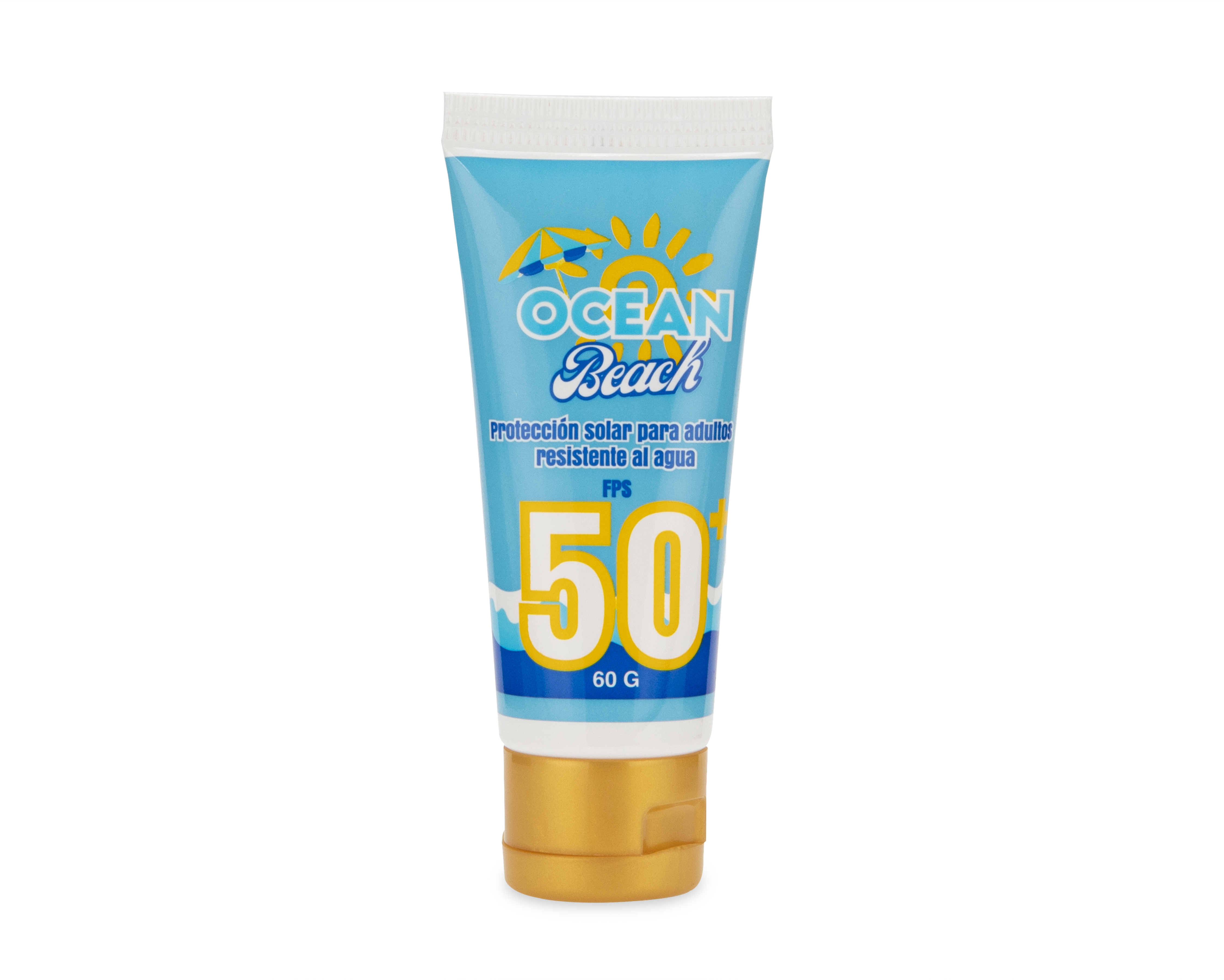 Foto 2 pulgar | Foto 1 | Protector Solar Ocean Beach Resistente al Agua FPS 50+