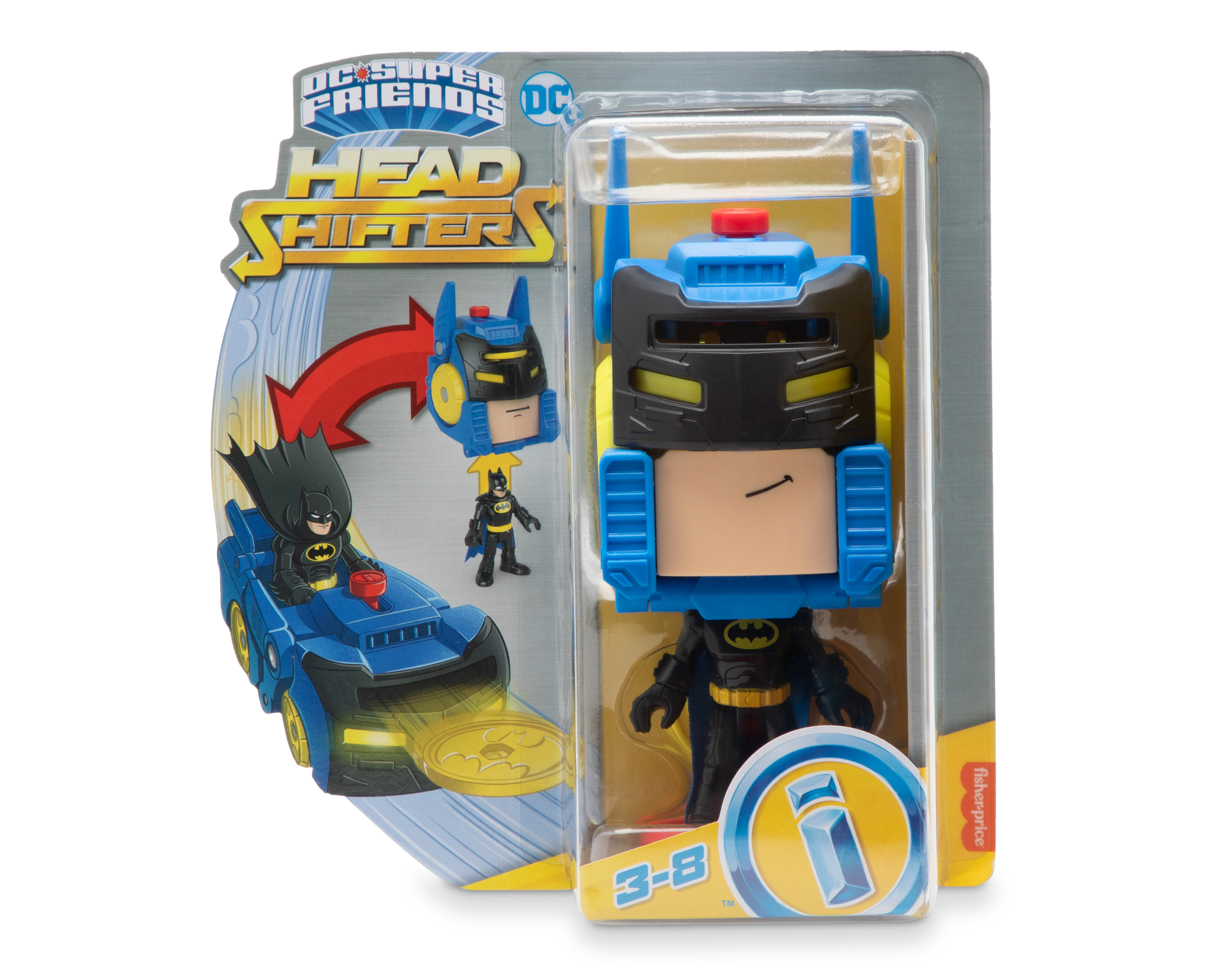 Foto 11 pulgar | Foto 10 | Figura Imaginext Fisher-Price Head Shifters Batman