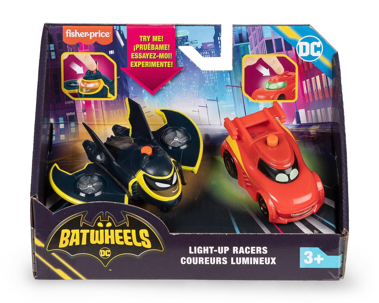 Foto 7 pulgar | Foto 6 | Redbird y Batwing Fisher Price Batwheels con Luces