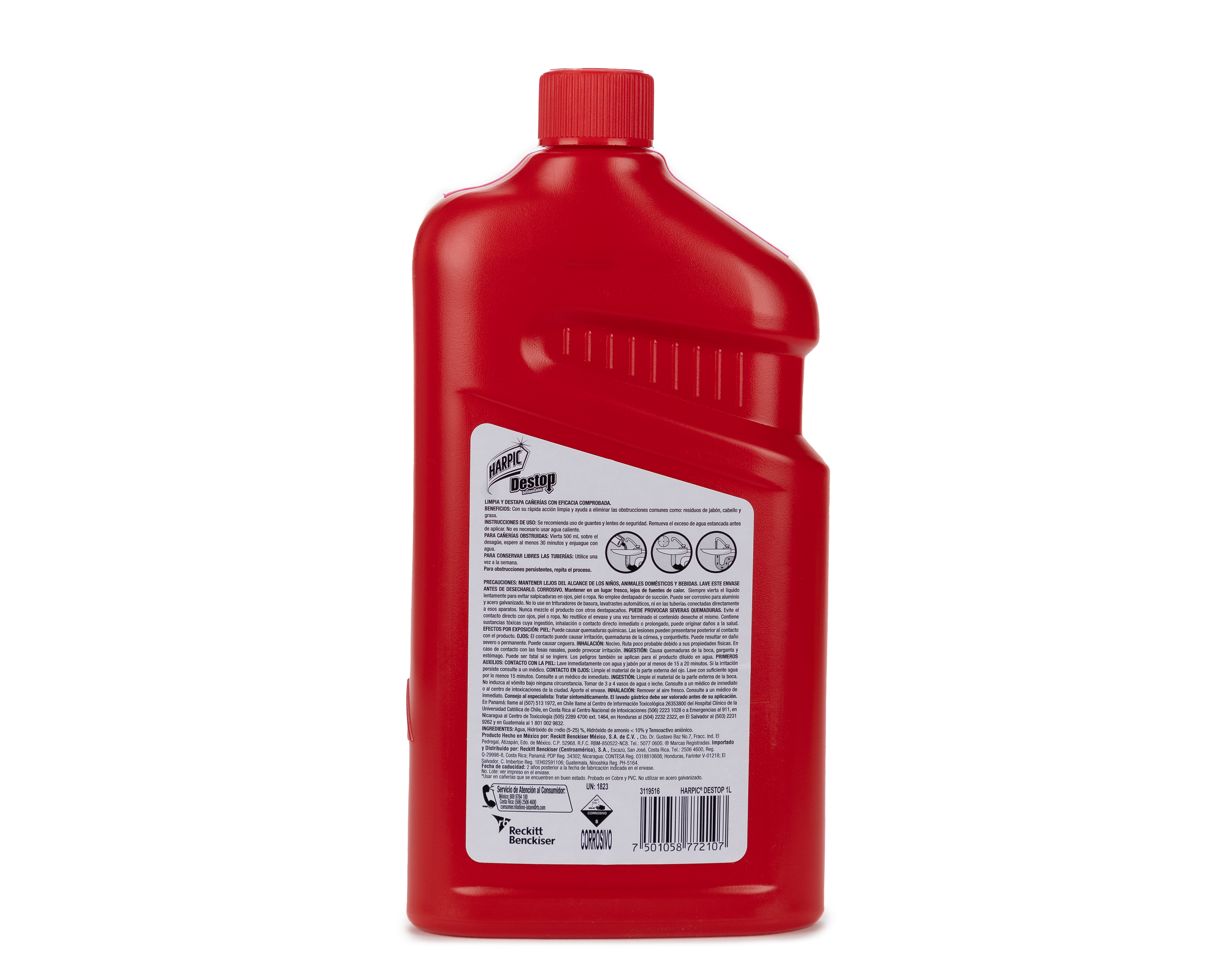 Foto 2 | Foto 2 | Líquido Destapacaños Harpic Destop 1 L