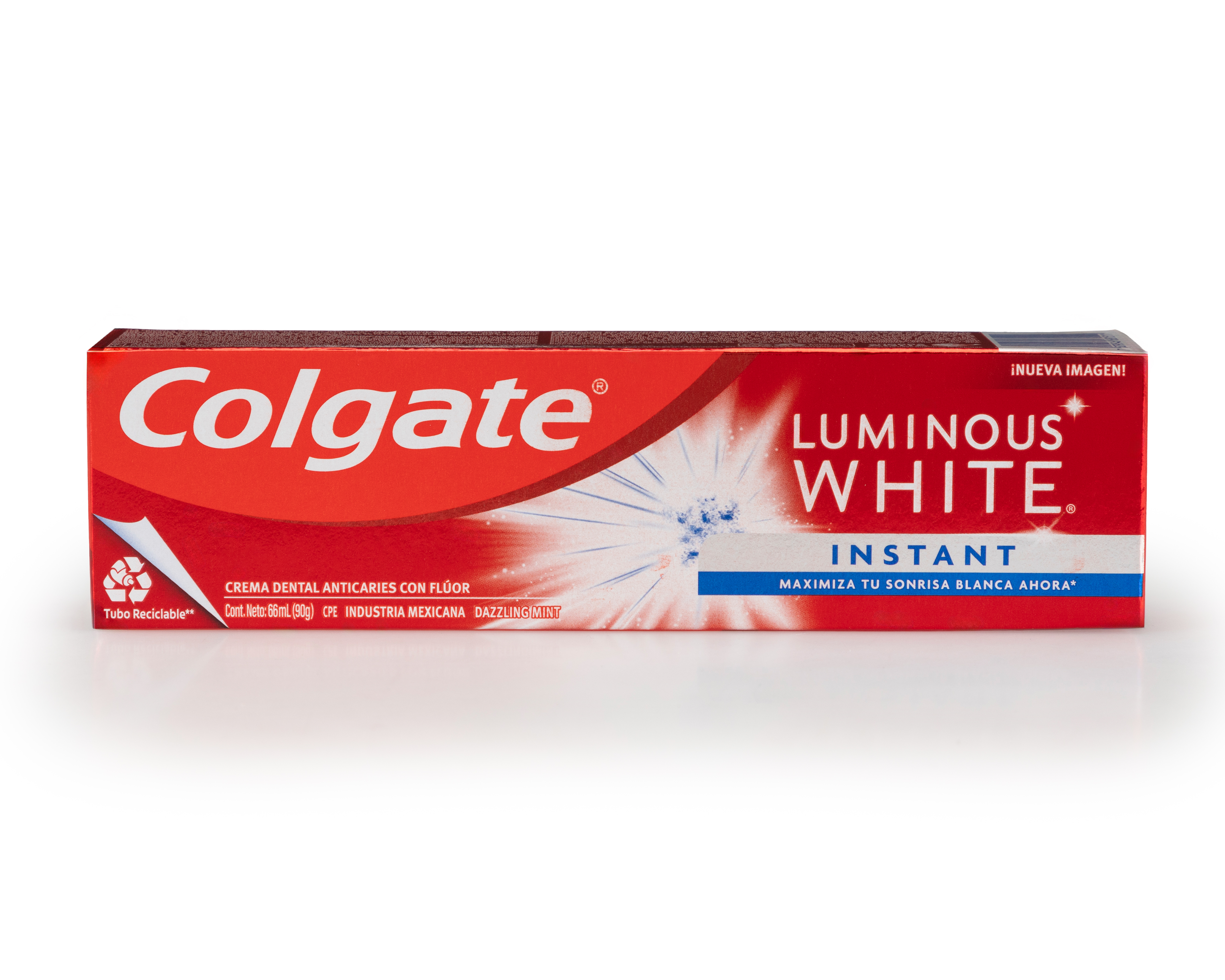 Foto 2 pulgar | Foto 1 | Pasta Dental Colgate Luminous White Instant 66 ml