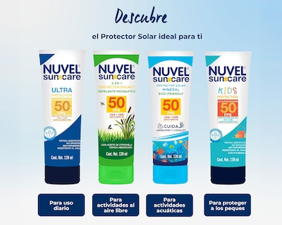 Foto 5 | Foto 5 | Protector Solar Nuvel Suncare FPS 50+ con Repelente de Mosquitos 120 ml