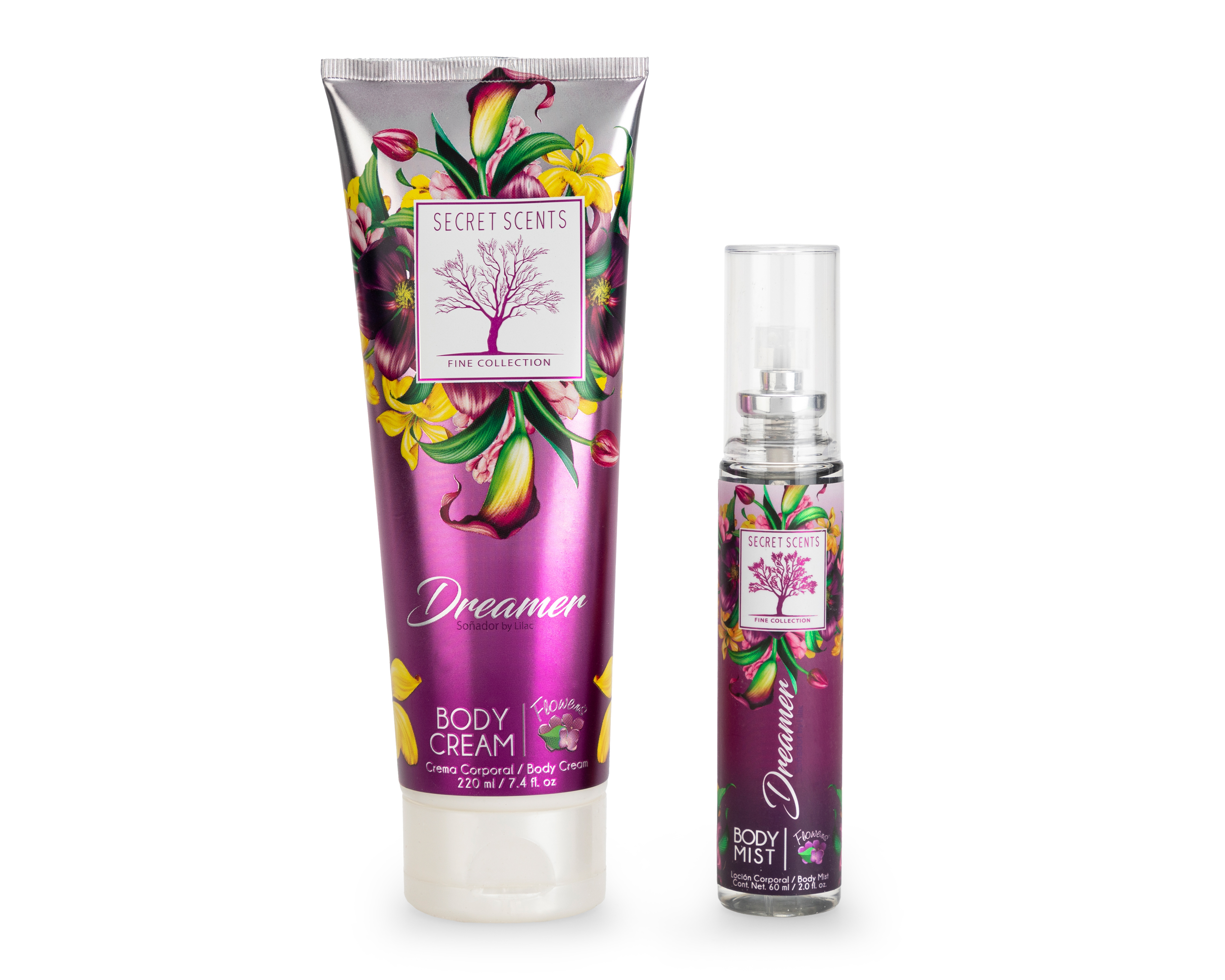 Foto 3 pulgar | Foto 2 | Body y Accesorio Secret Scents Flores 2 Piezas