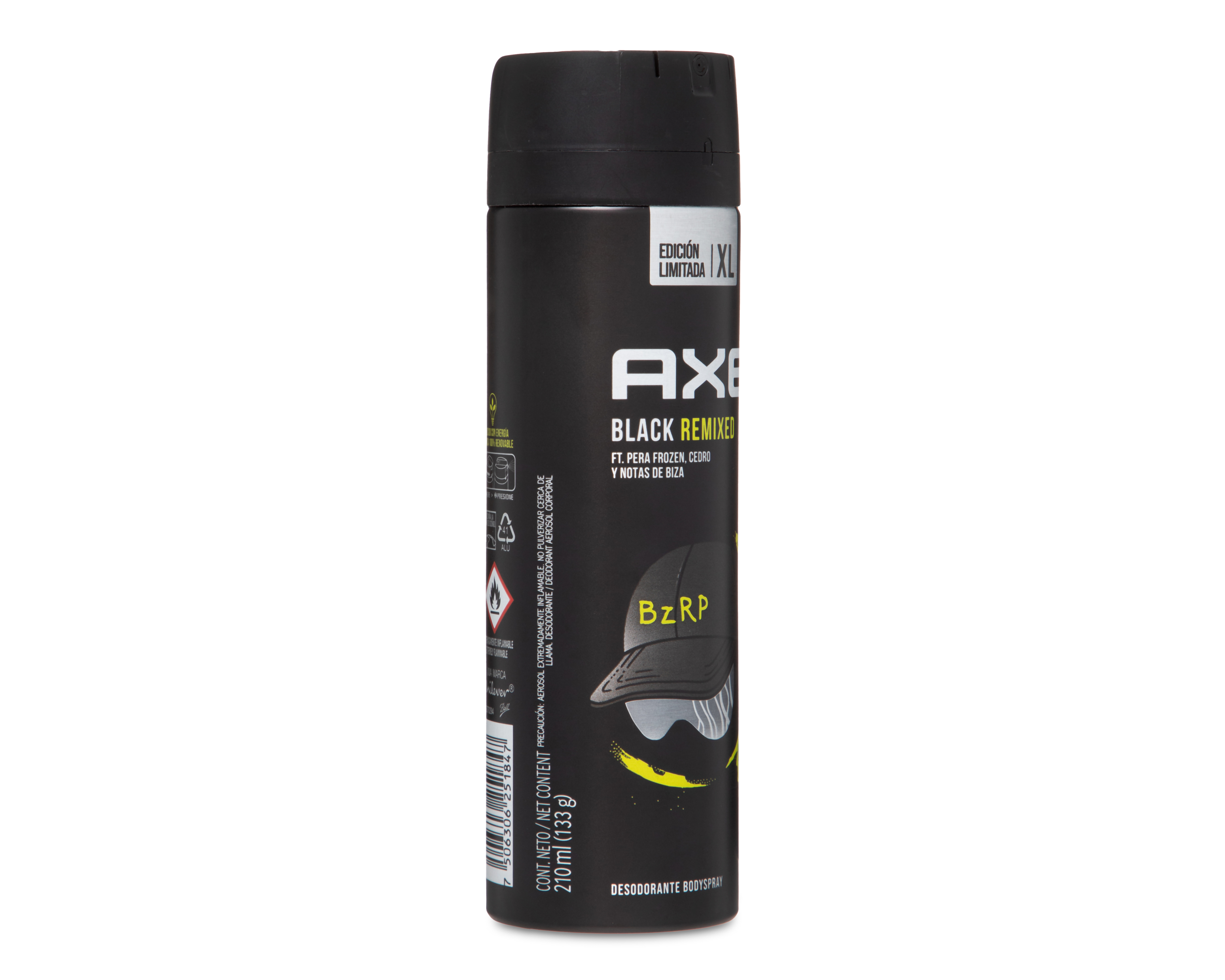 Foto 3 pulgar | Foto 2 | Desodorante Axe Aerosol Black Remixed 210 ml