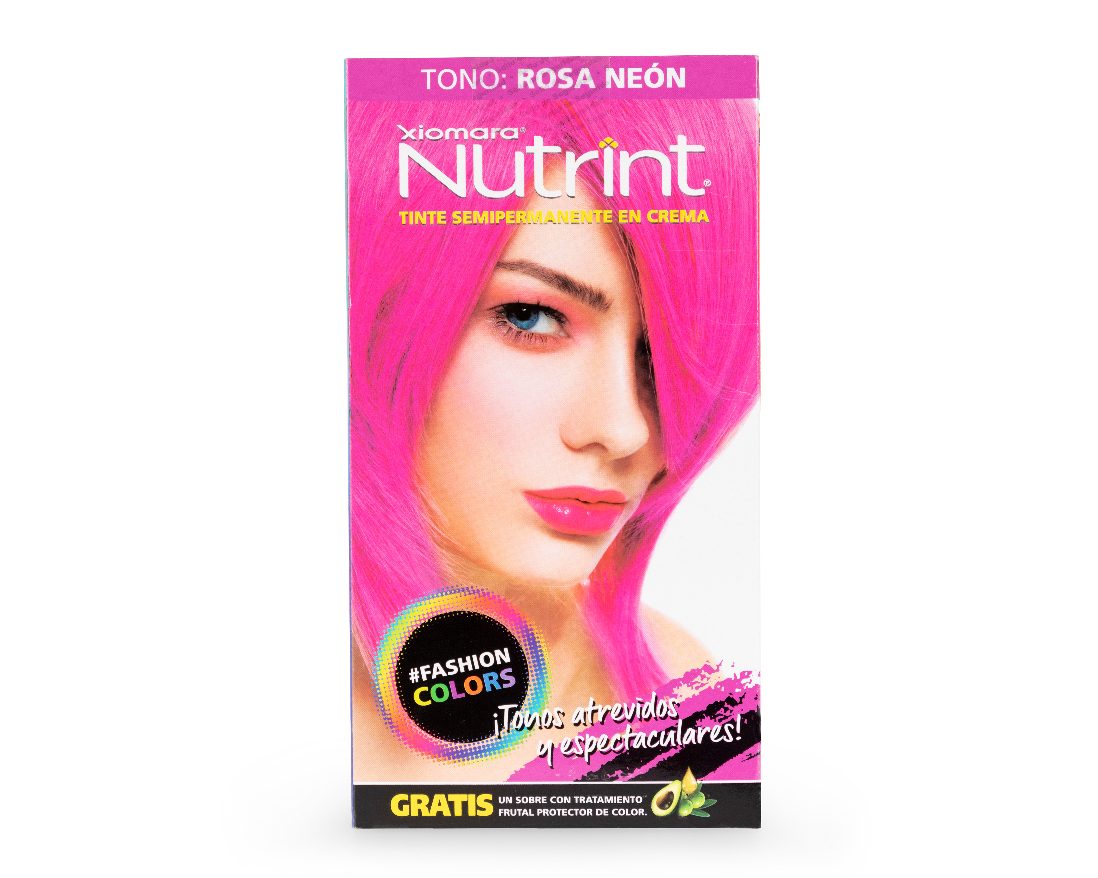 Foto 2 pulgar | Foto 1 | Tinte para Cabello Xiomara Nutrint Rosa Neón
