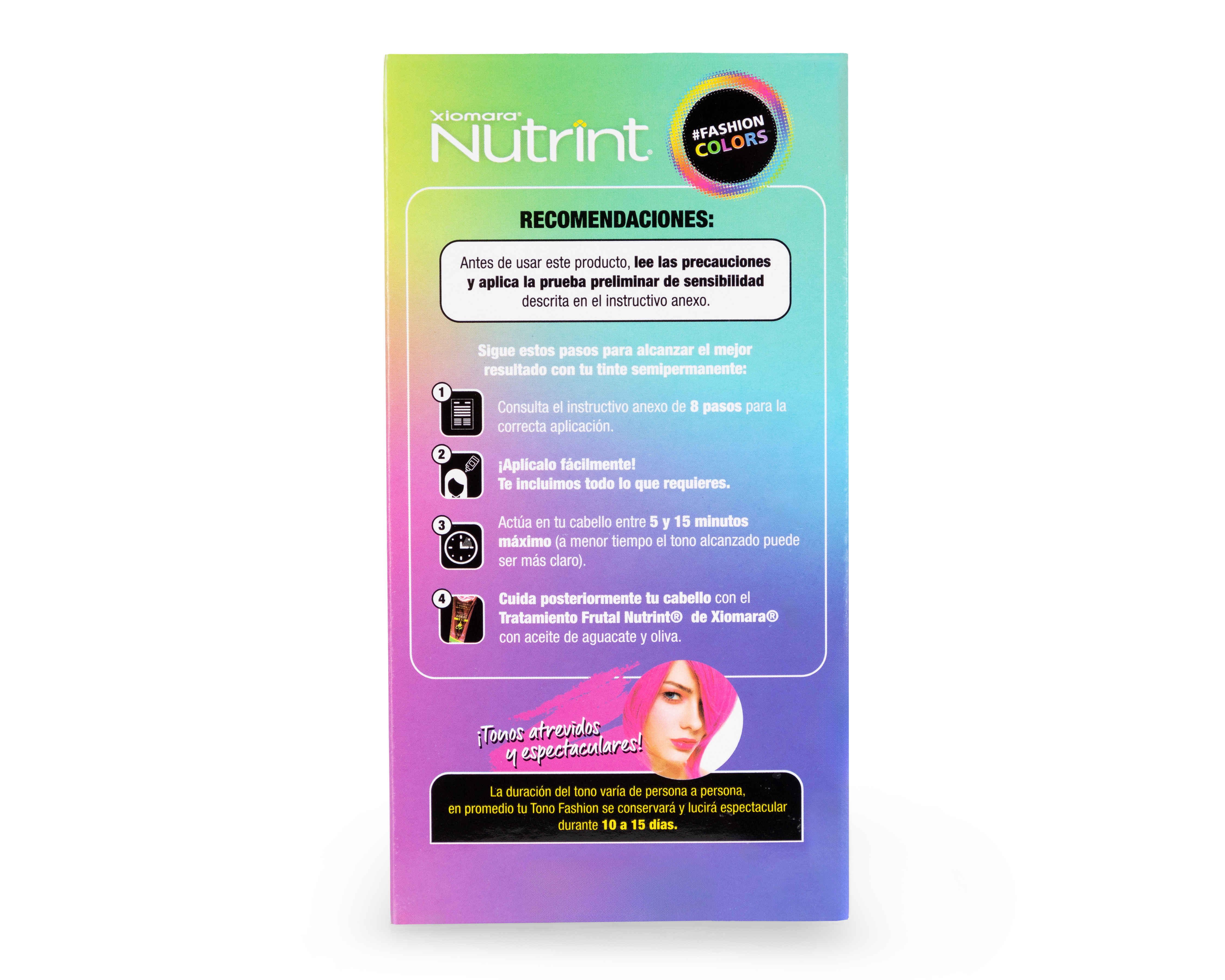 Foto 2 | Foto 2 | Tinte para Cabello Xiomara Nutrint Rosa Neón