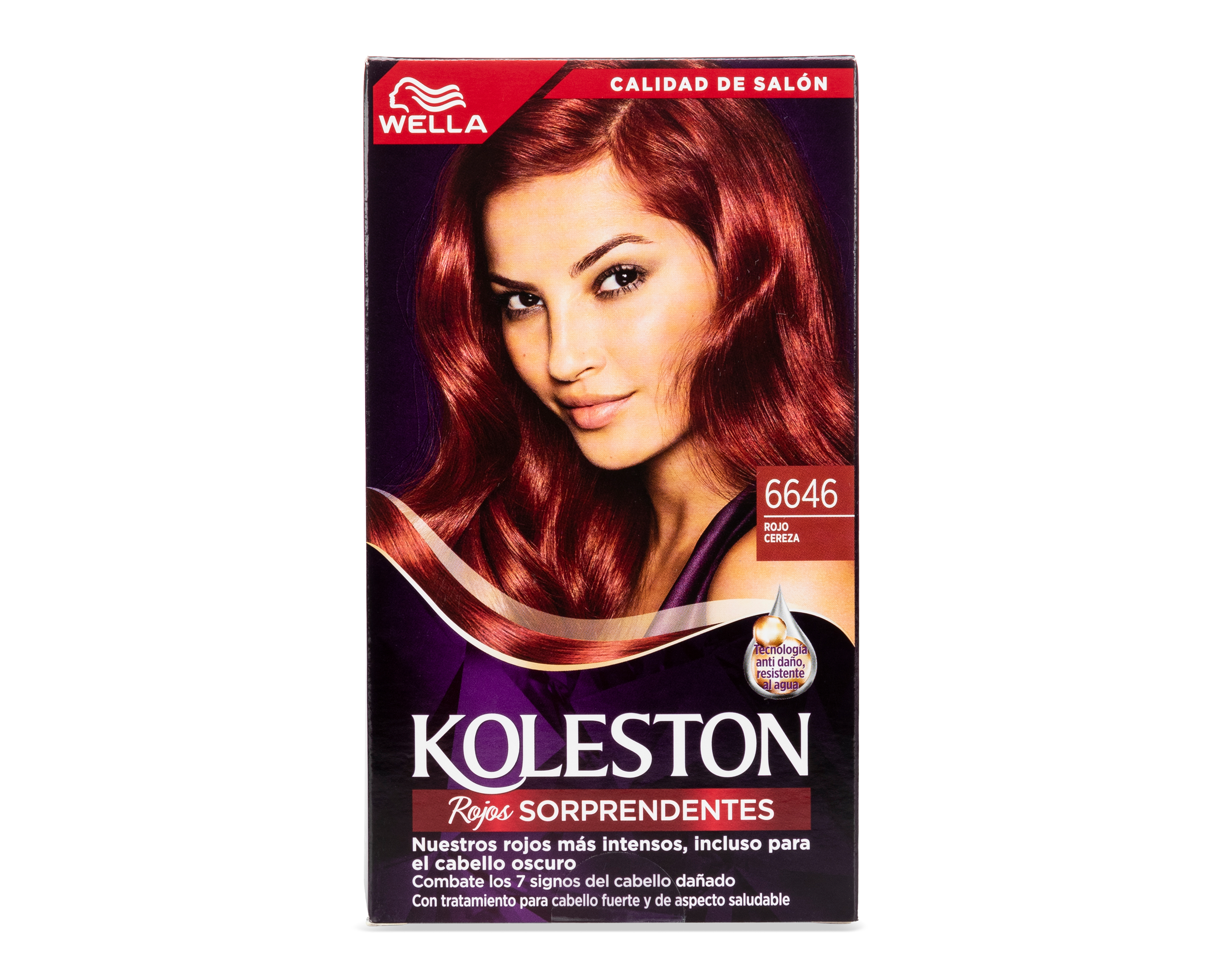 Foto 2 pulgar | Foto 1 | Tinte para Cabello Koleston Rojo Cereza 6646